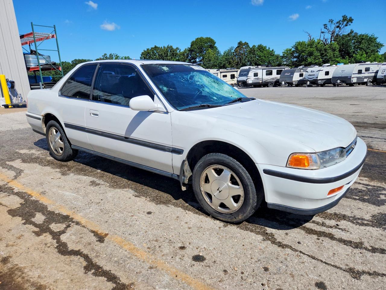 1993 Honda Accord Ex White vin: 1HGCB7178PA022071