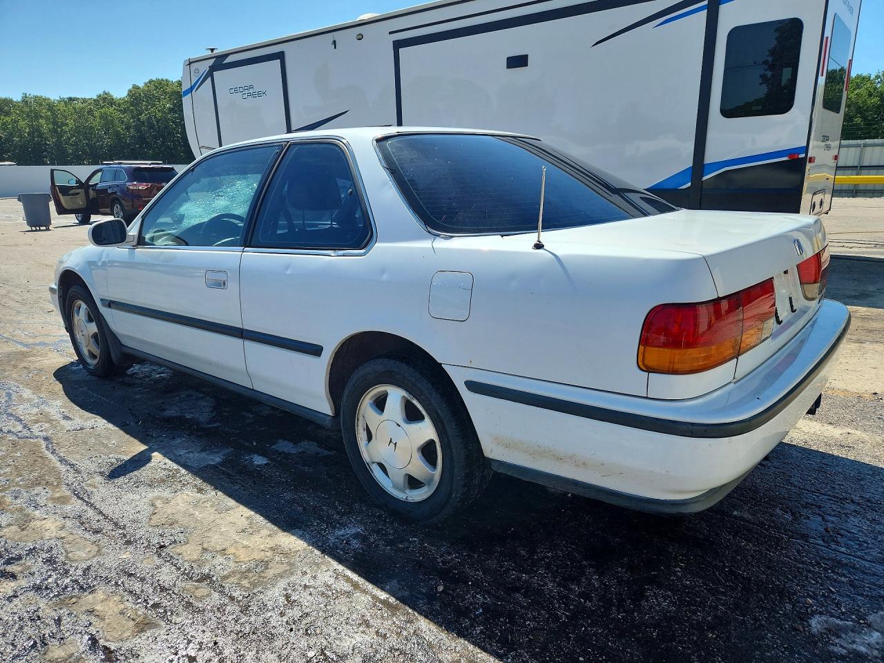 1993 Honda Accord Ex White vin: 1HGCB7178PA022071