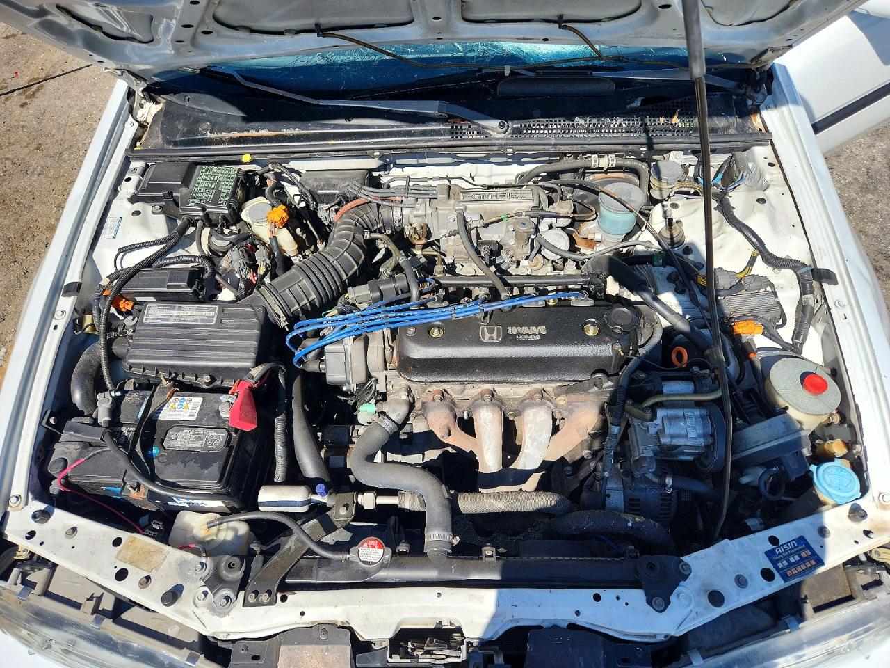 1993 Honda Accord Ex White vin: 1HGCB7178PA022071