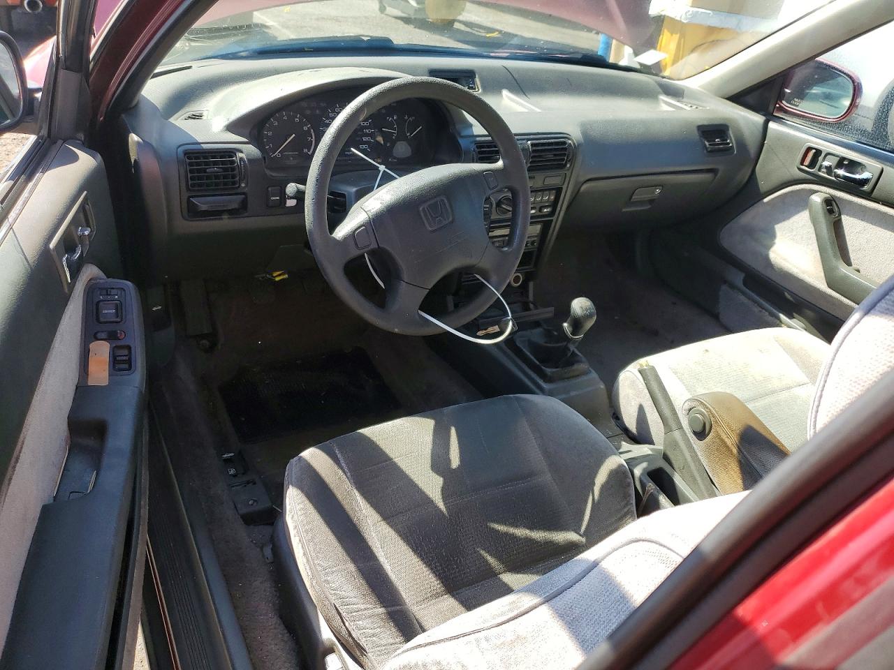 1993 Honda Accord Ex Burgundy vin: 1HGCB717XPA024856