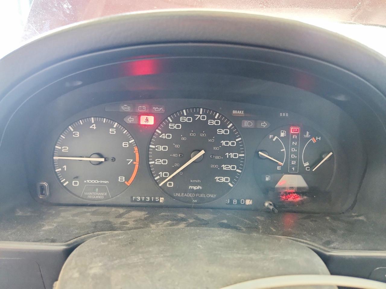 1993 Honda Accord Dx Red vin: 1HGCB7248PA010071
