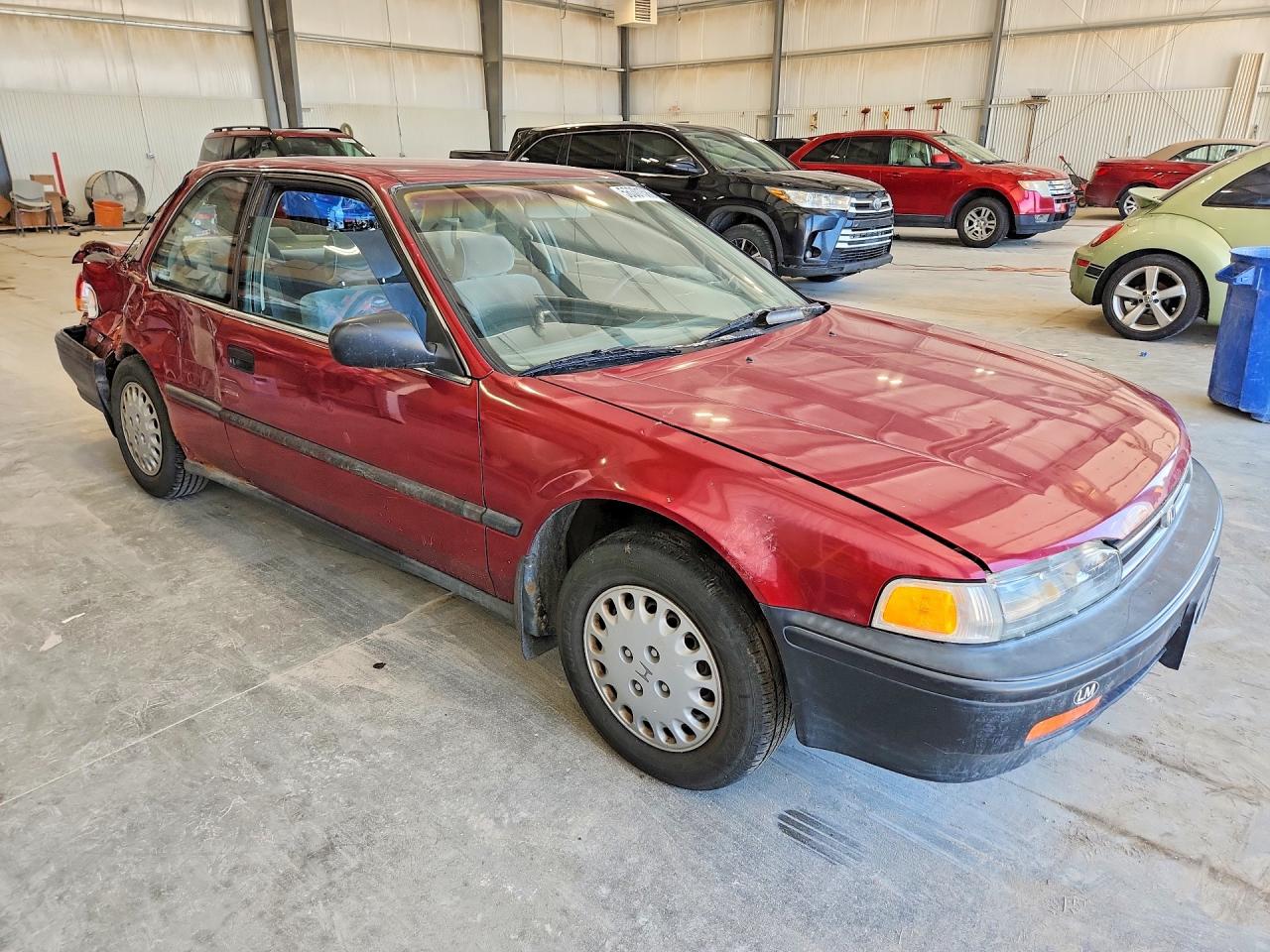 1993 Honda Accord Dx Red vin: 1HGCB7248PA010071