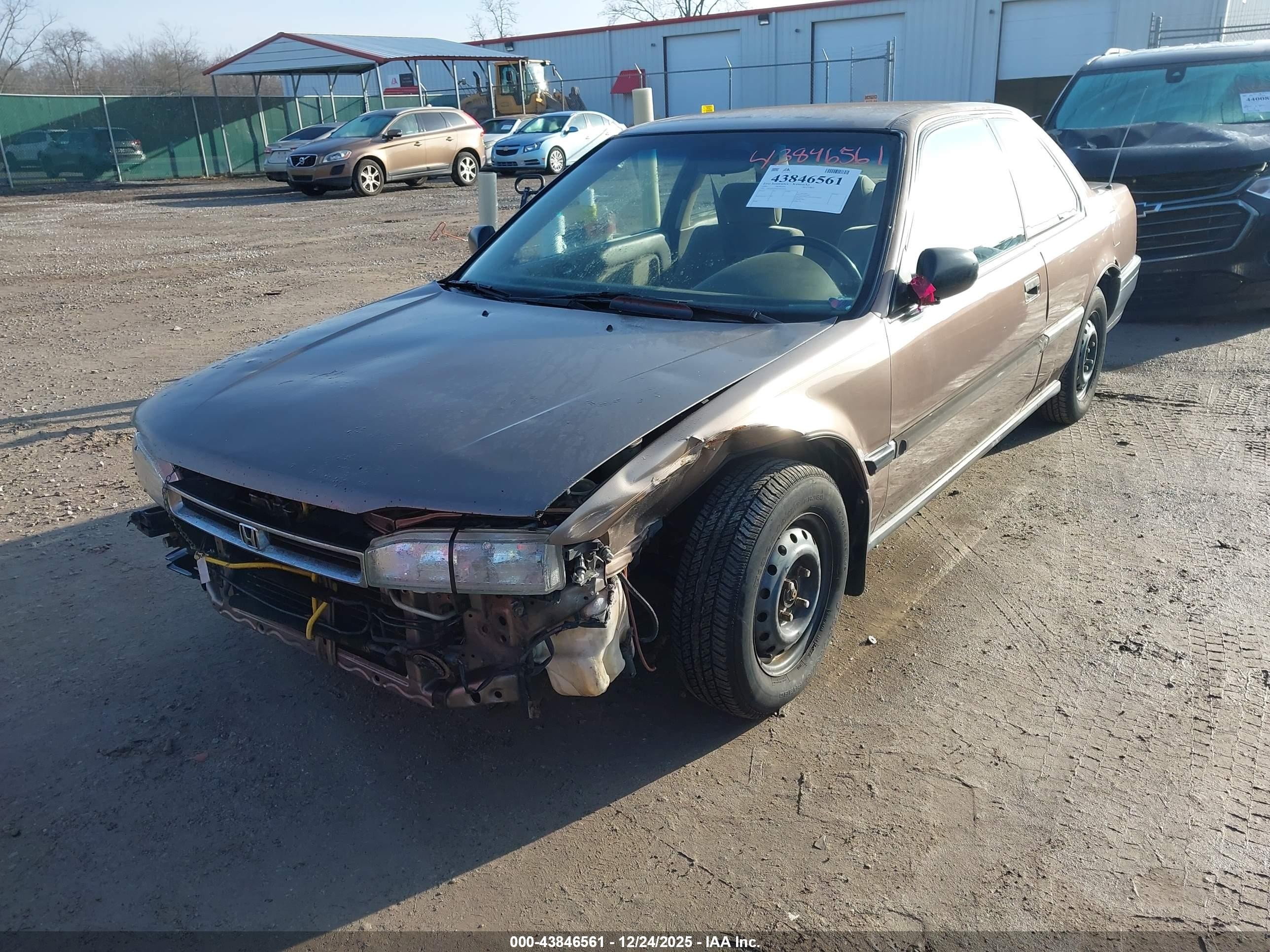 1991 Honda Accord Dx/lx Brown vin: 1HGCB7249MA052910