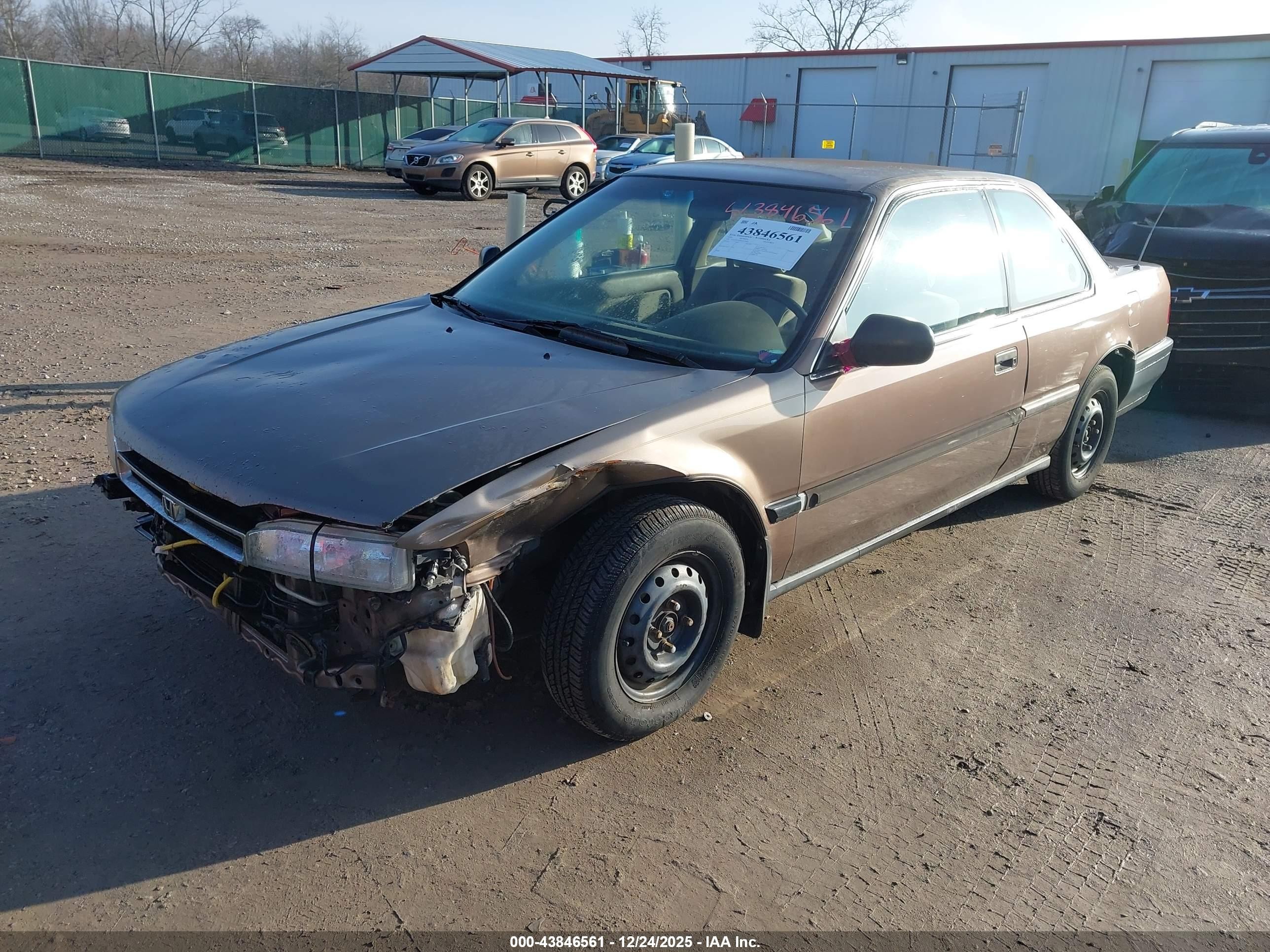 1991 Honda Accord Dx/lx Brown vin: 1HGCB7249MA052910