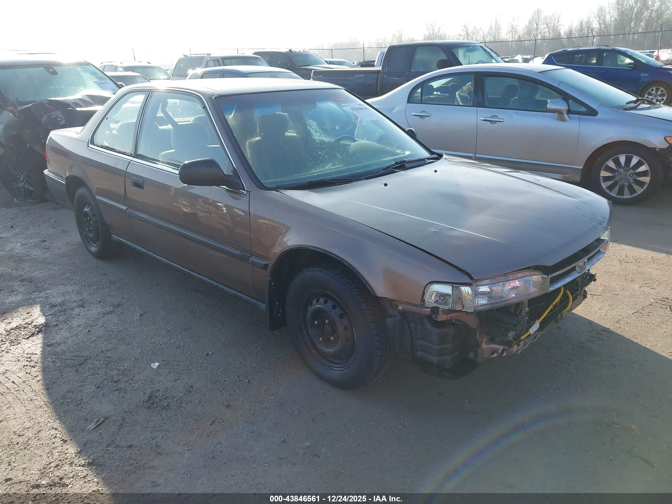 1991 Honda Accord Dx/lx Brown vin: 1HGCB7249MA052910