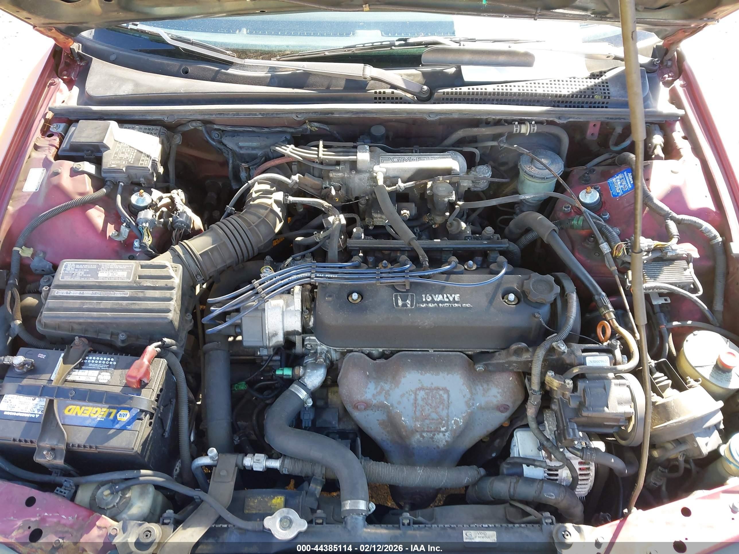 1990 Honda Accord Lx Red vin: 1HGCB7252LA043439