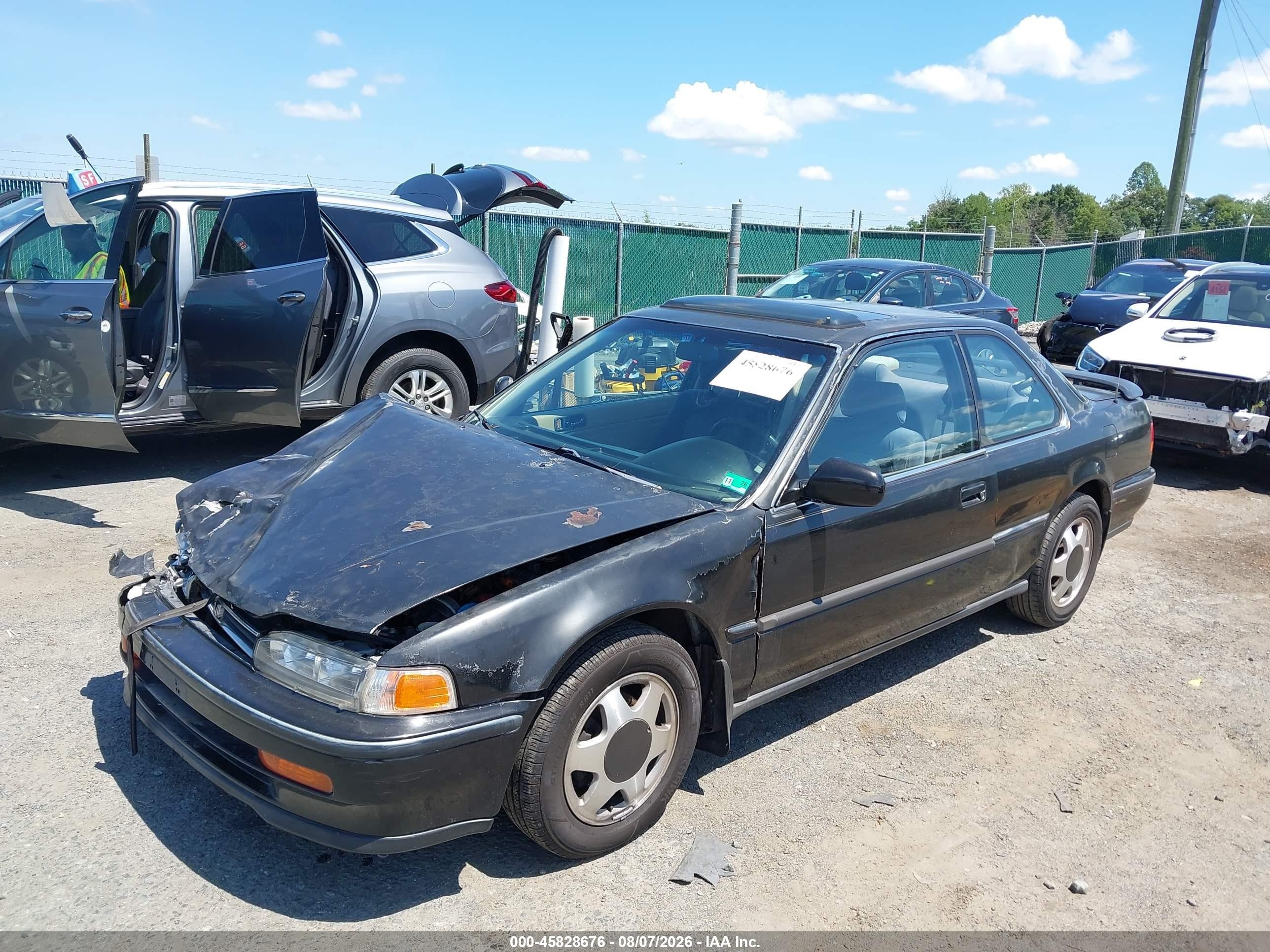 1993 Honda Accord Ex Серый vin: 1HGCB7270PA021026