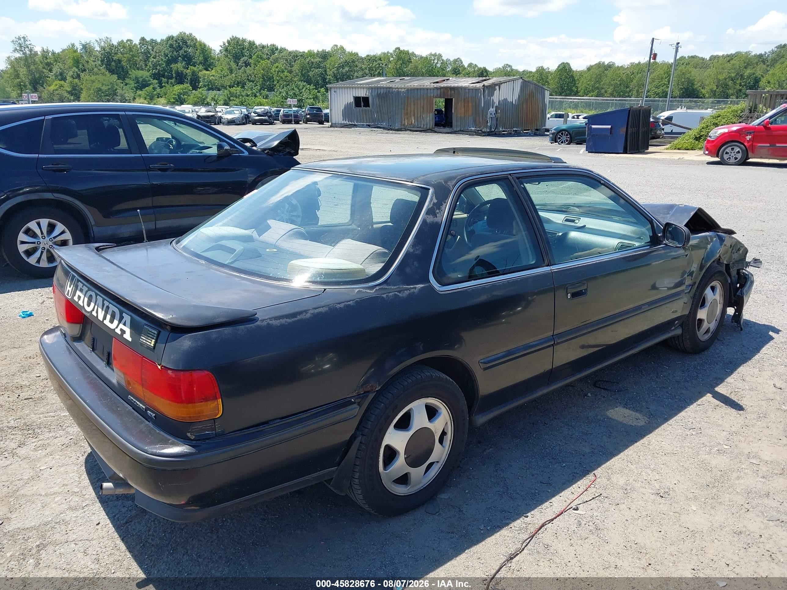 1993 Honda Accord Ex Серый vin: 1HGCB7270PA021026