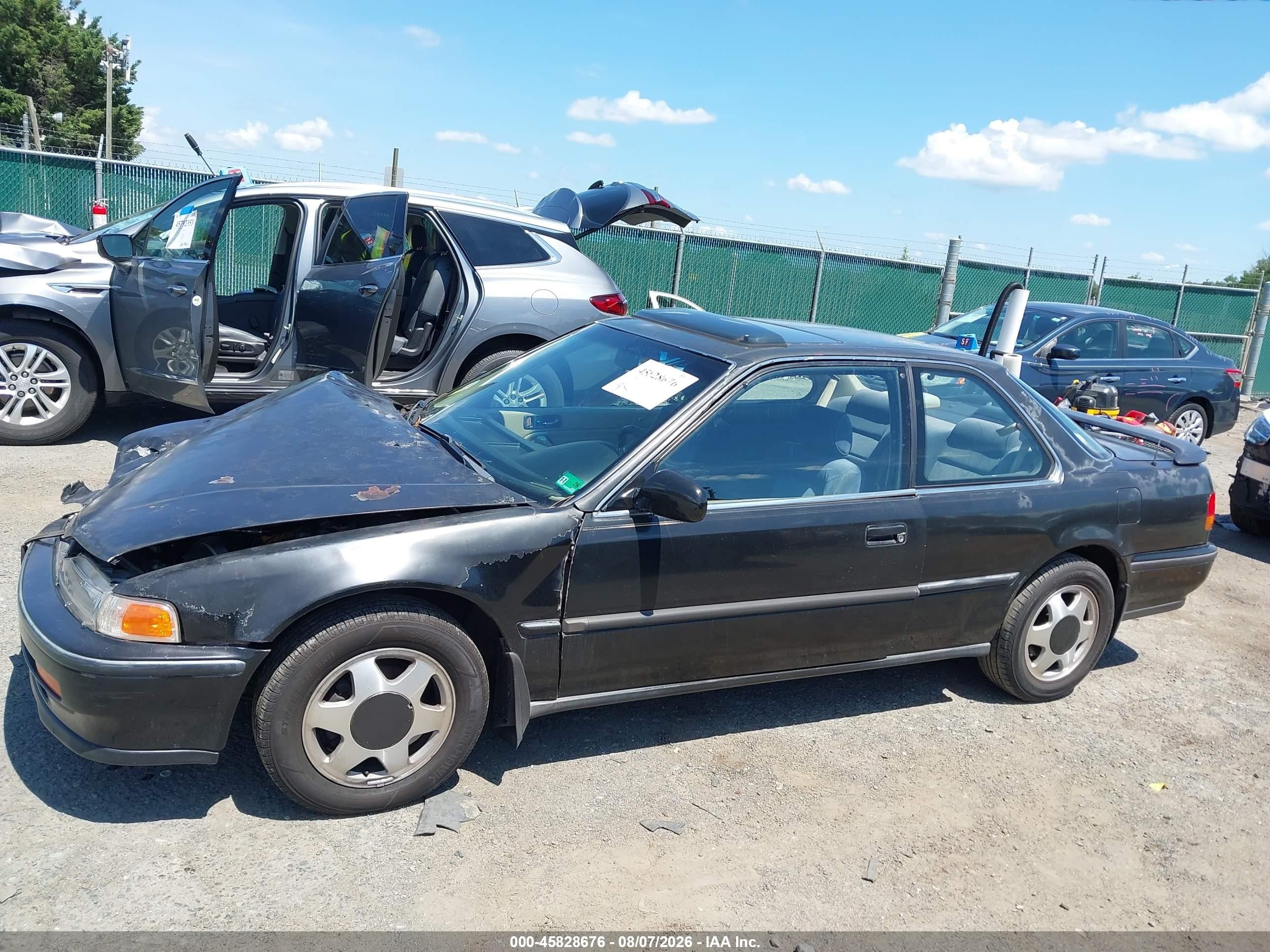 1993 Honda Accord Ex Серый vin: 1HGCB7270PA021026