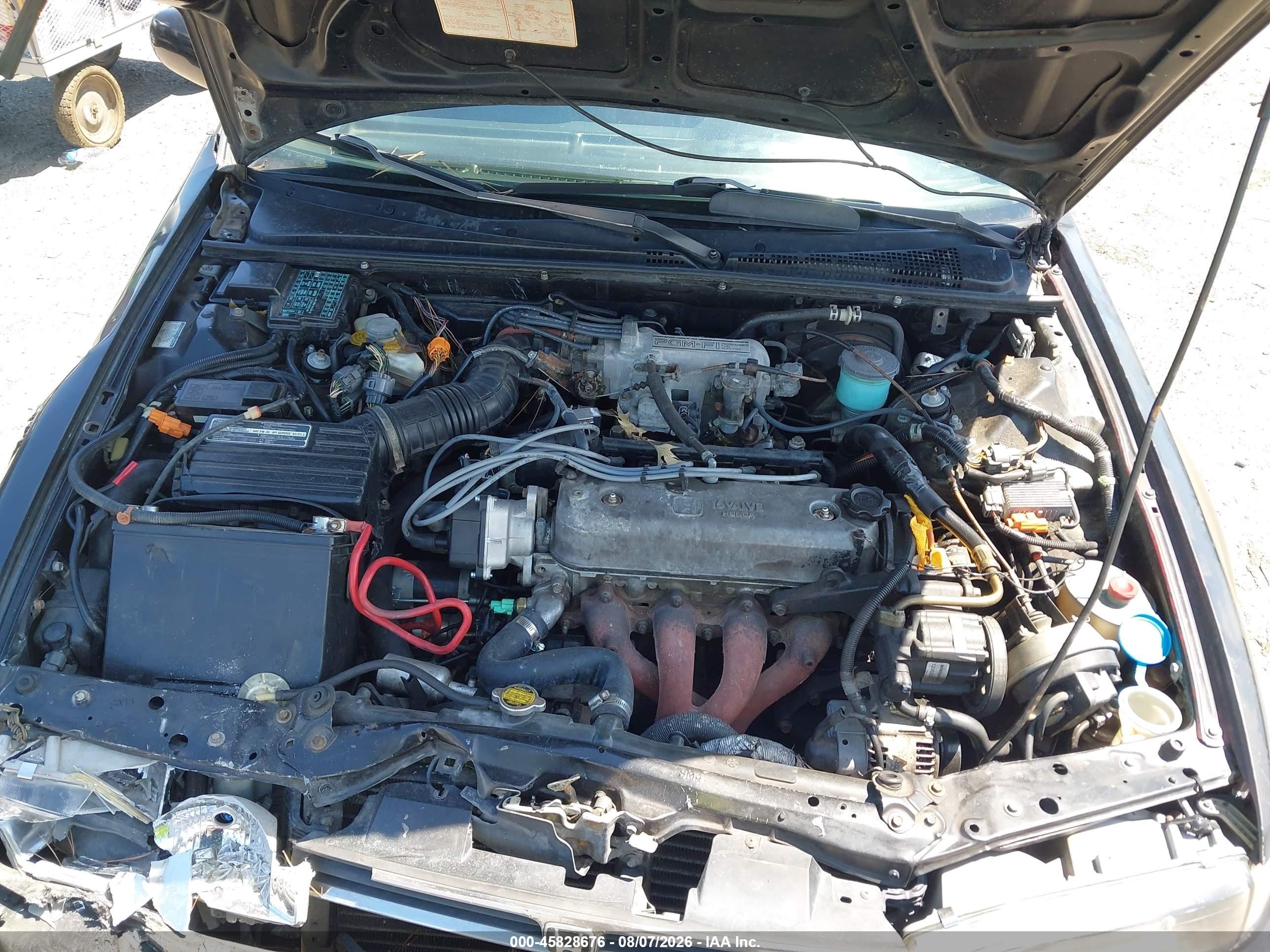1993 Honda Accord Ex Серый vin: 1HGCB7270PA021026
