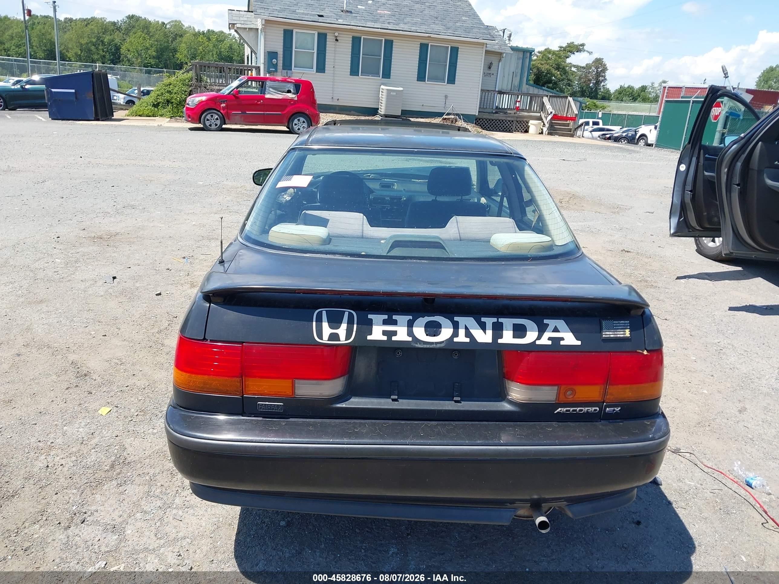 1993 Honda Accord Ex Серый vin: 1HGCB7270PA021026