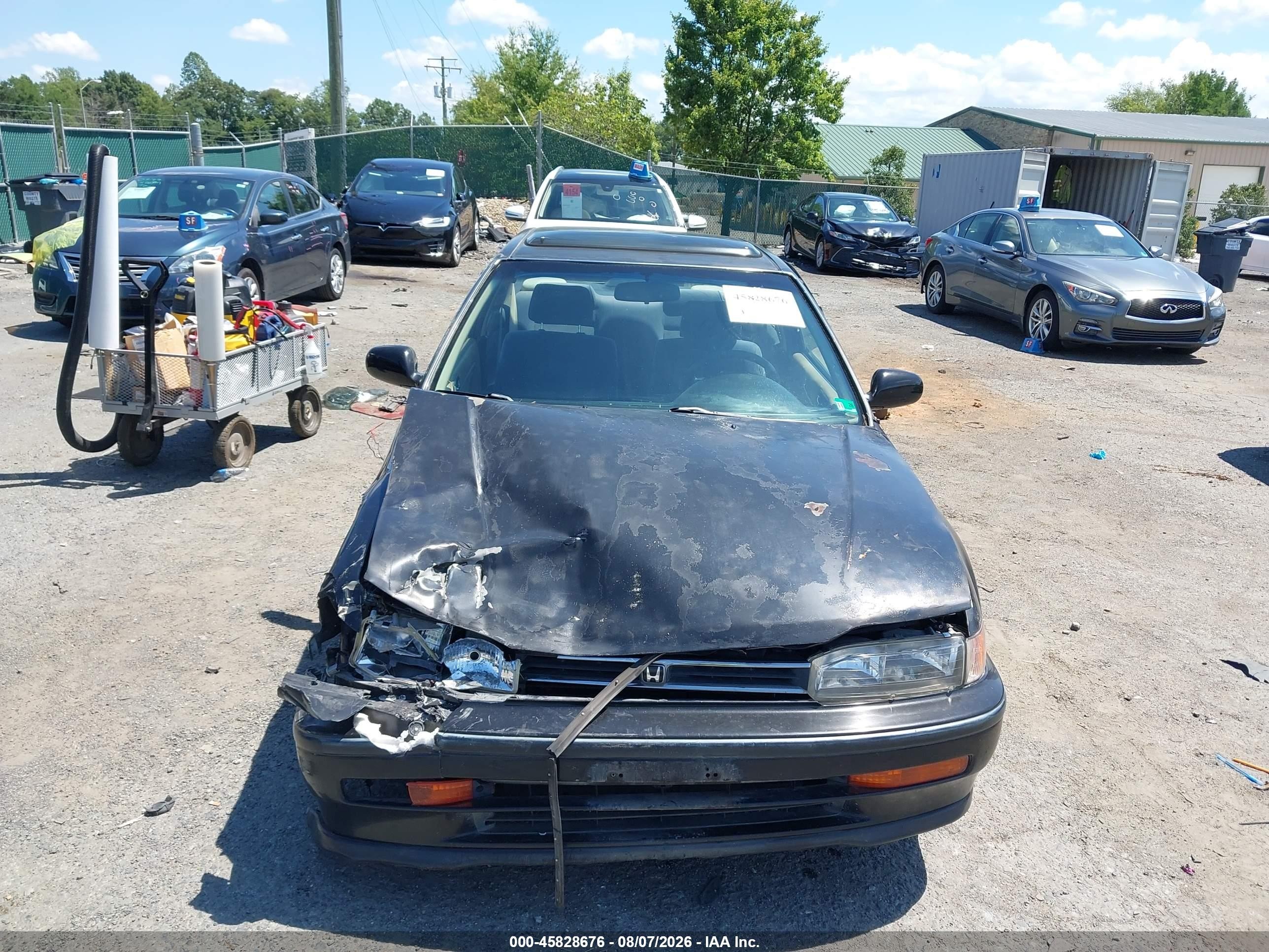1993 Honda Accord Ex Серый vin: 1HGCB7270PA021026