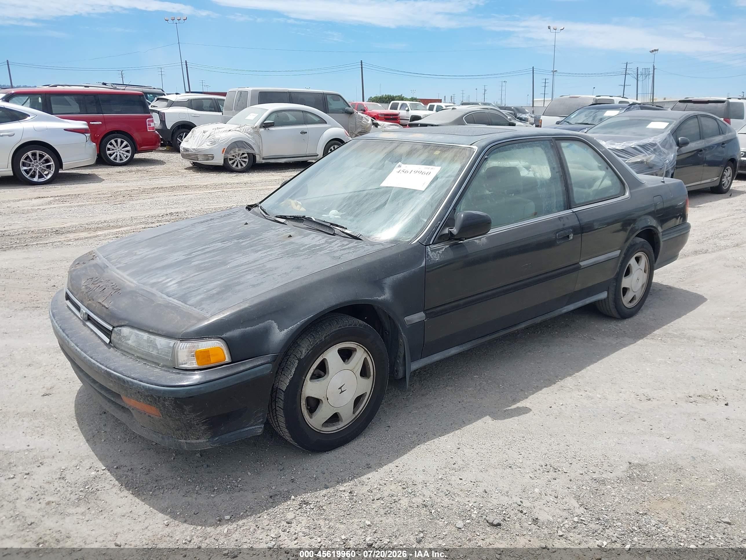 1992 Honda Accord Ex Black vin: 1HGCB7274NA007868