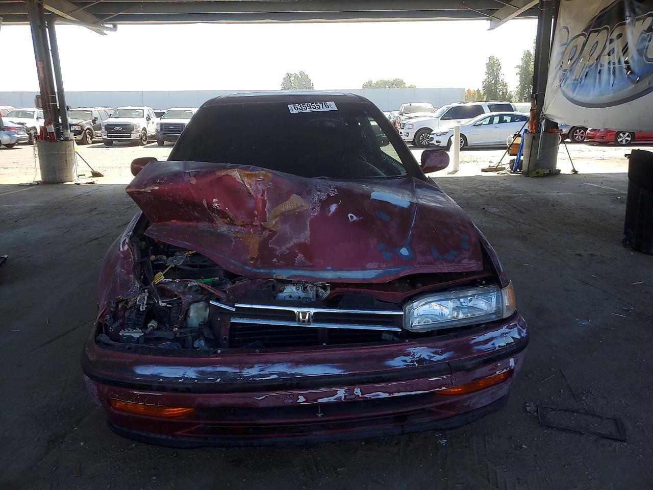 1992 Honda Accord Ex Red vin: 1HGCB7275NA029569