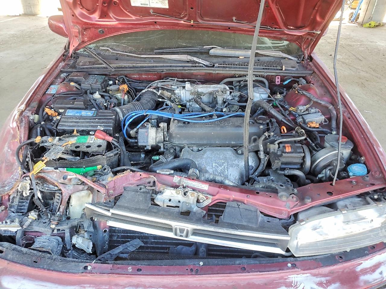 1992 Honda Accord Ex Red vin: 1HGCB7275NA029569