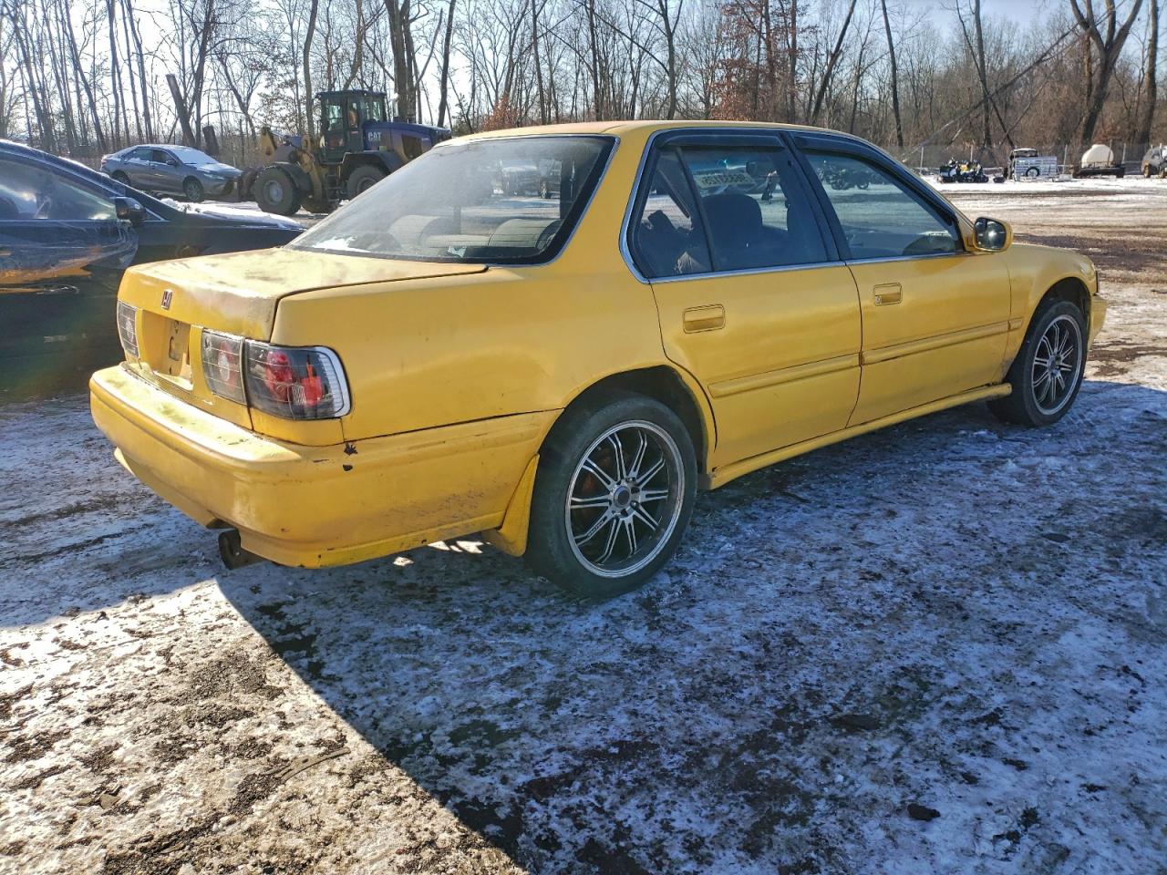 1992 Honda Accord Lx Yellow vin: 1HGCB7552NA223678