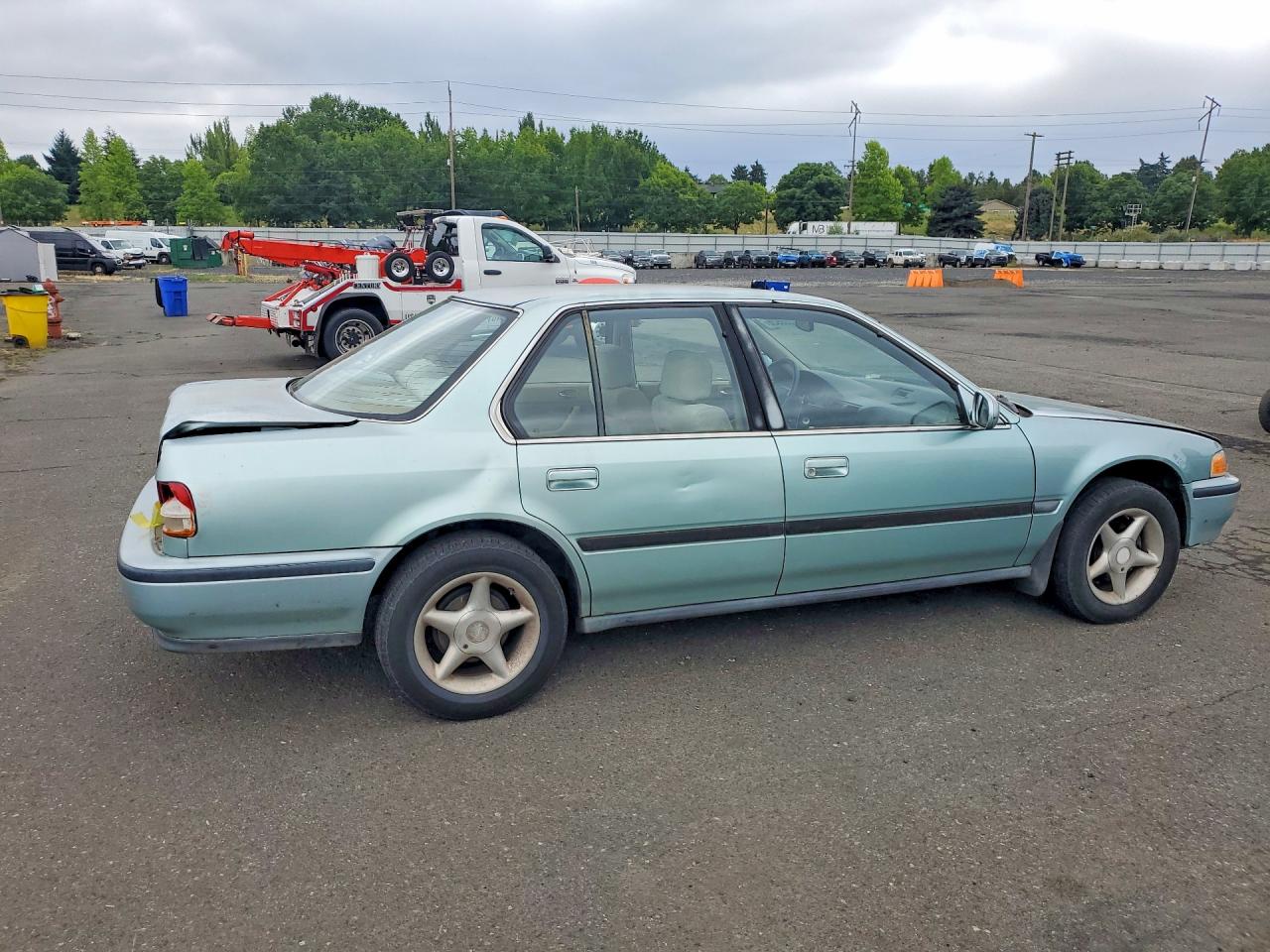 1992 Honda Accord Lx Бирюзовый vin: 1HGCB7555NA121789