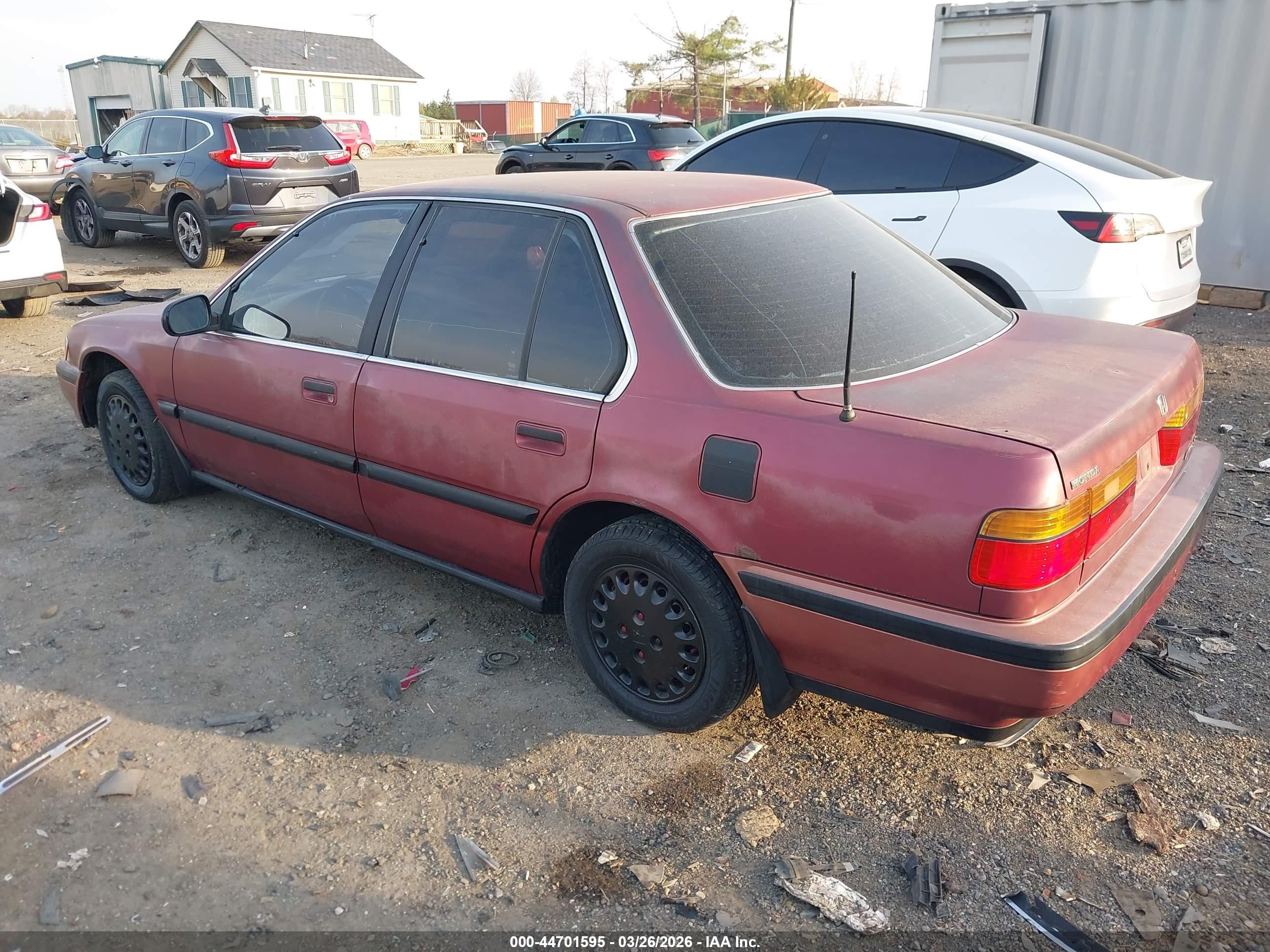 1990 Honda Accord Lx/ex Maroon vin: 1HGCB7557LA116445