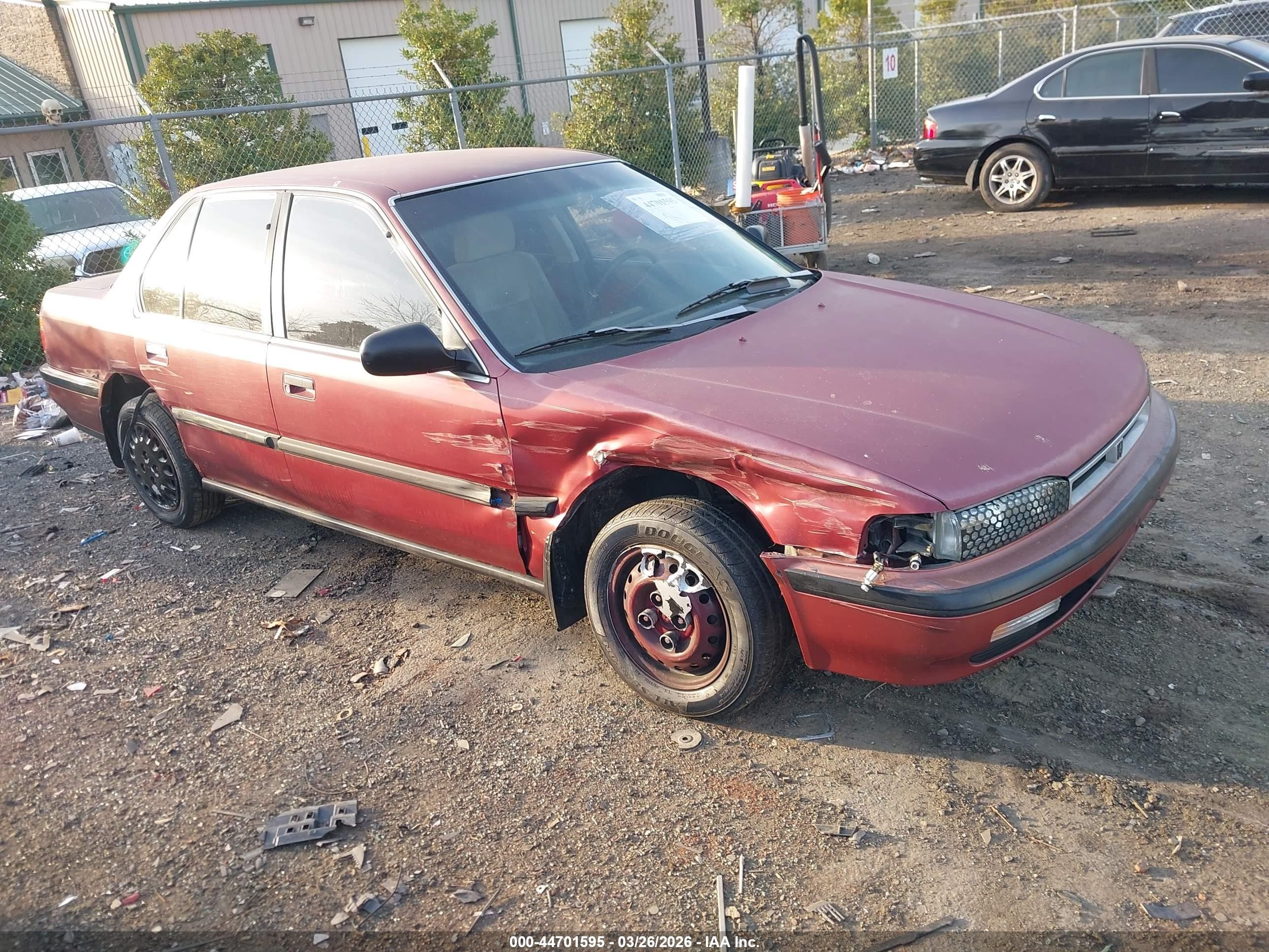 1990 Honda Accord Lx/ex Maroon vin: 1HGCB7557LA116445