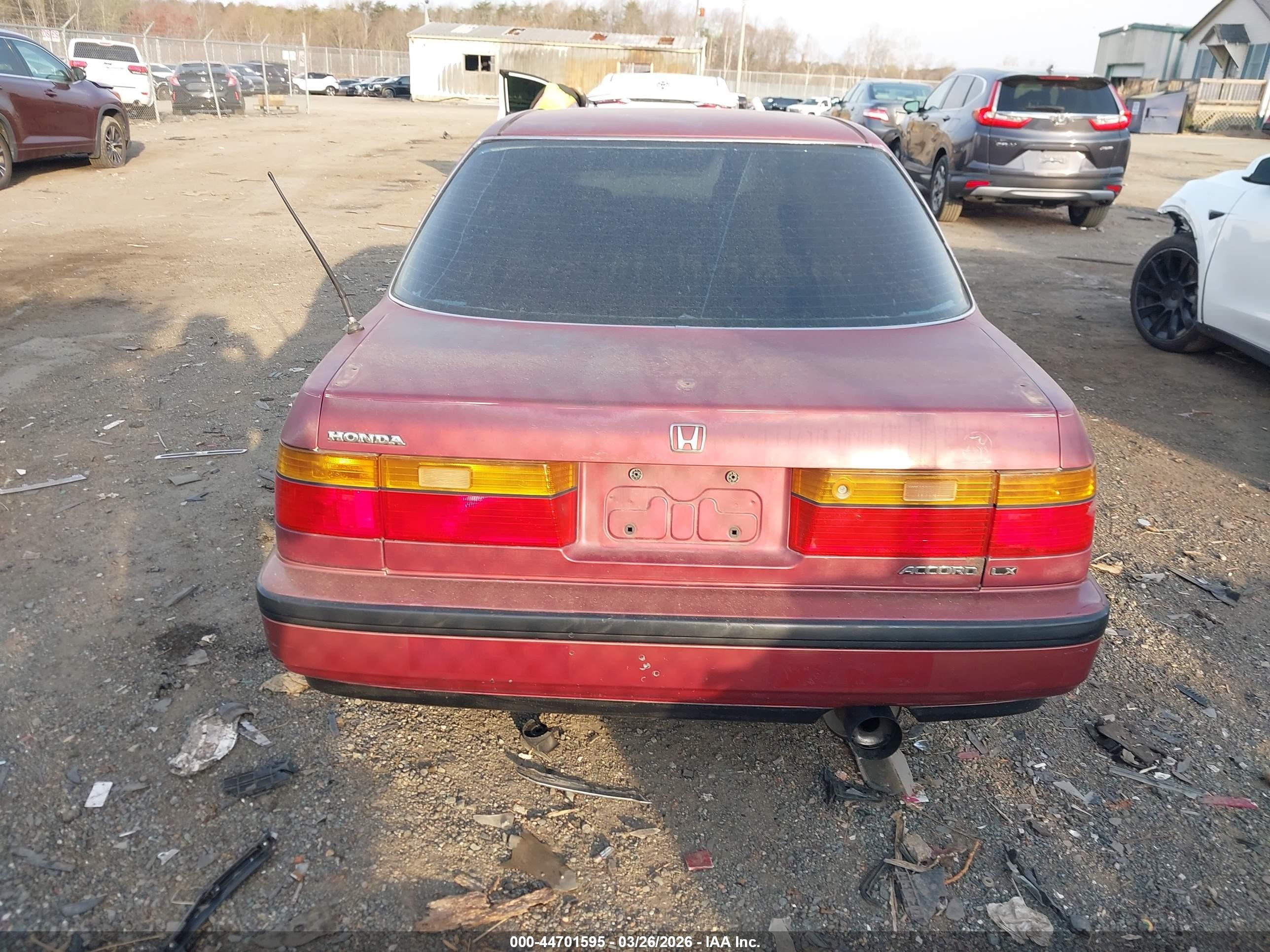 1990 Honda Accord Lx/ex Maroon vin: 1HGCB7557LA116445