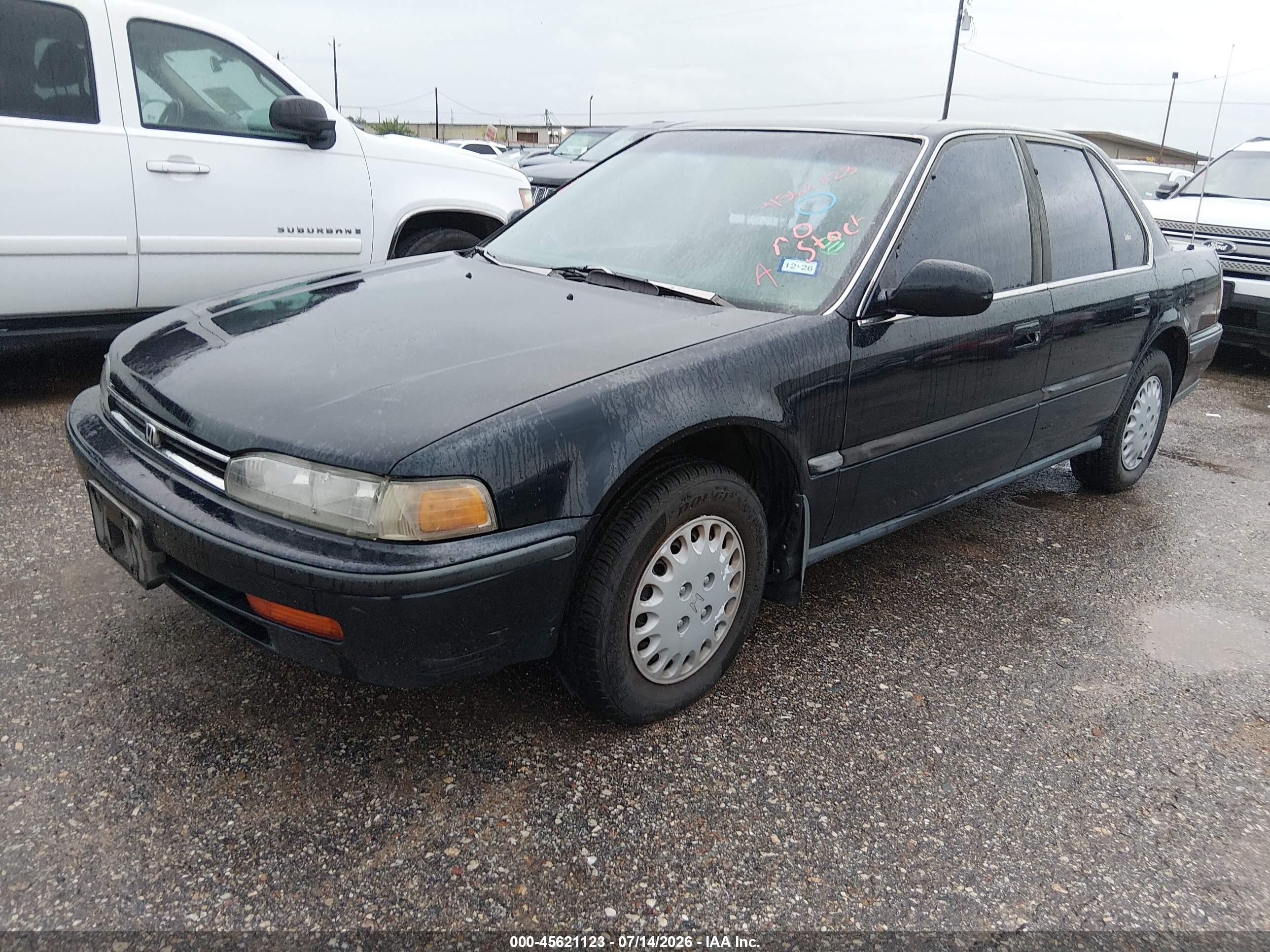 1992 Honda Accord Lx Dark Blue vin: 1HGCB7558NA052953