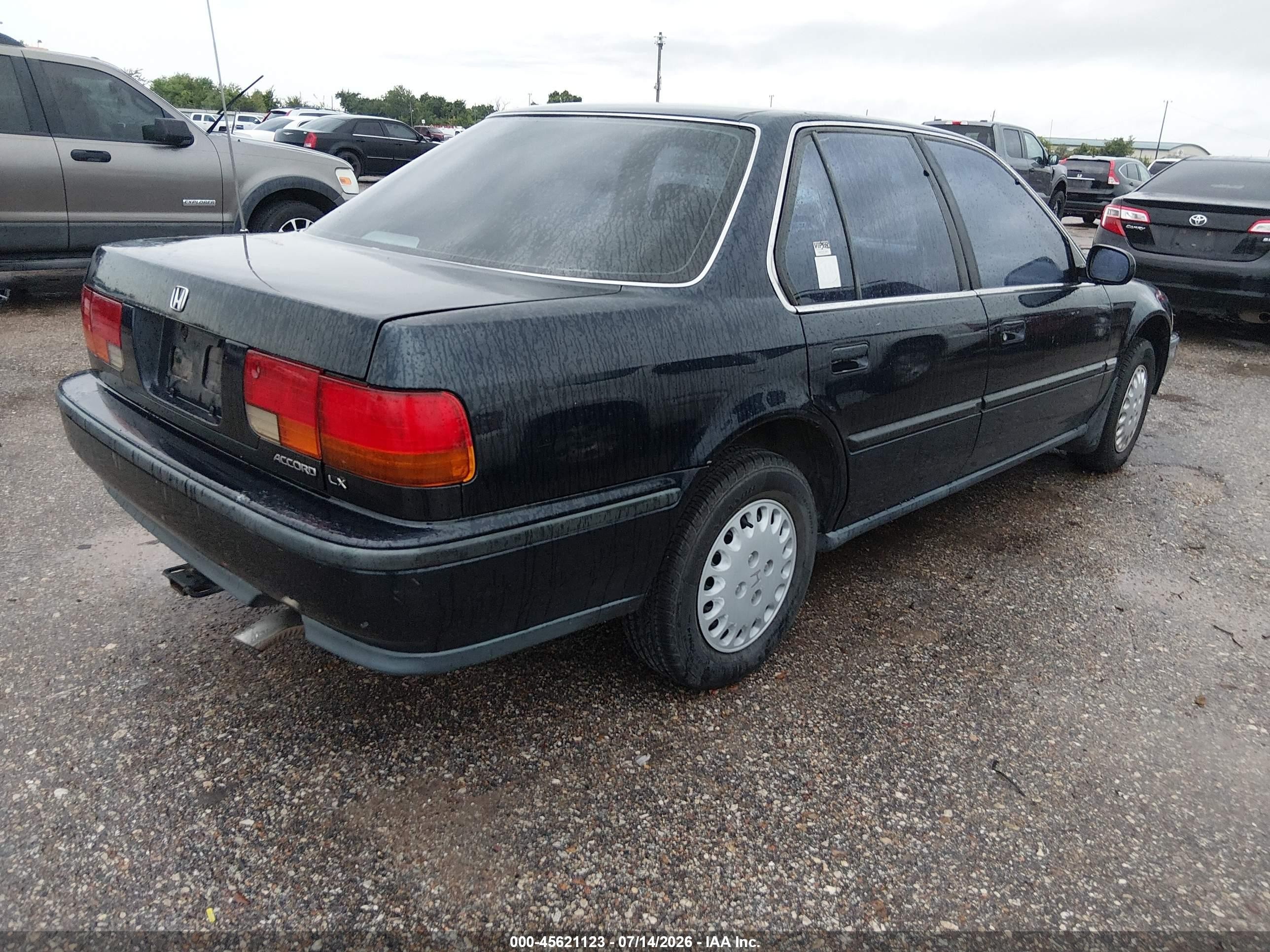 1992 Honda Accord Lx Dark Blue vin: 1HGCB7558NA052953