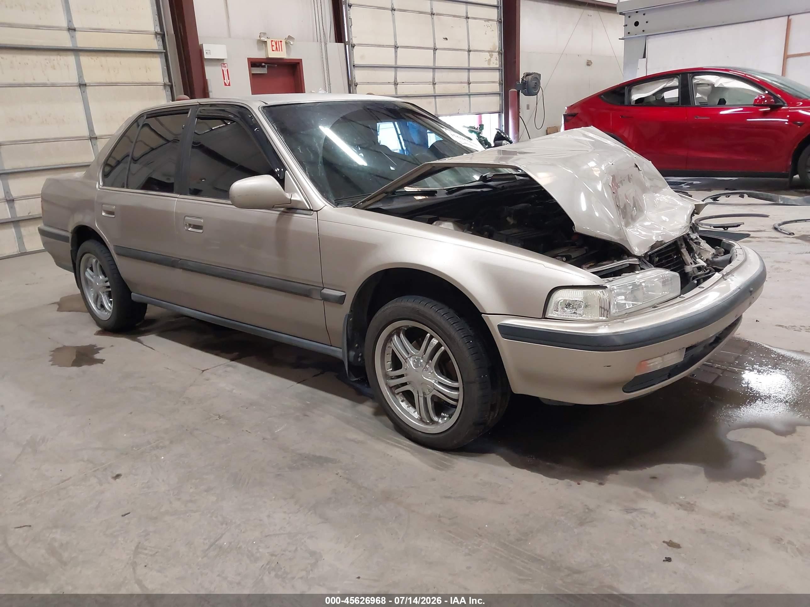 1991 Honda Accord Lx/ex Champagne vin: 1HGCB7559MA084180