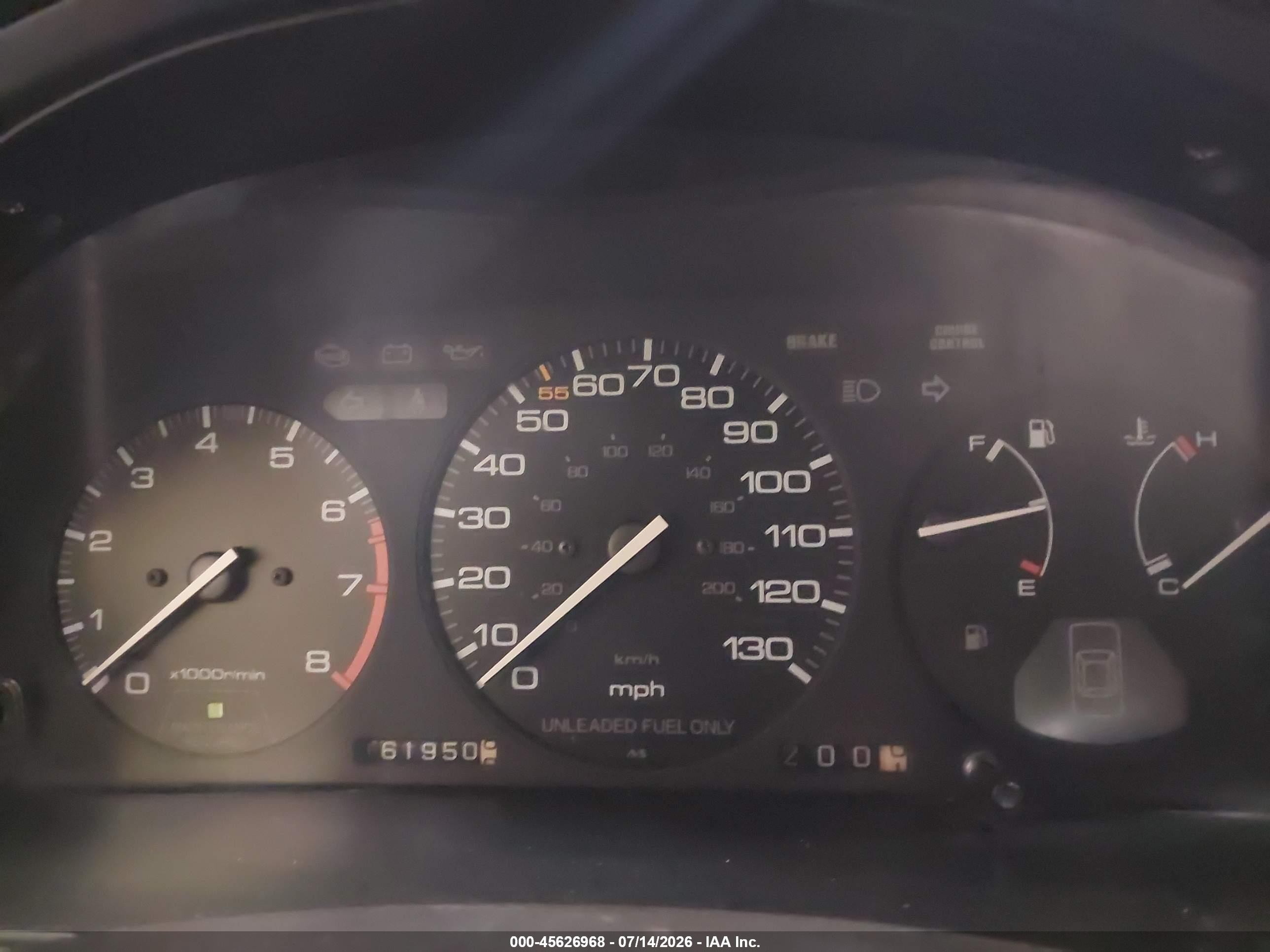 1991 Honda Accord Lx/ex Champagne vin: 1HGCB7559MA084180