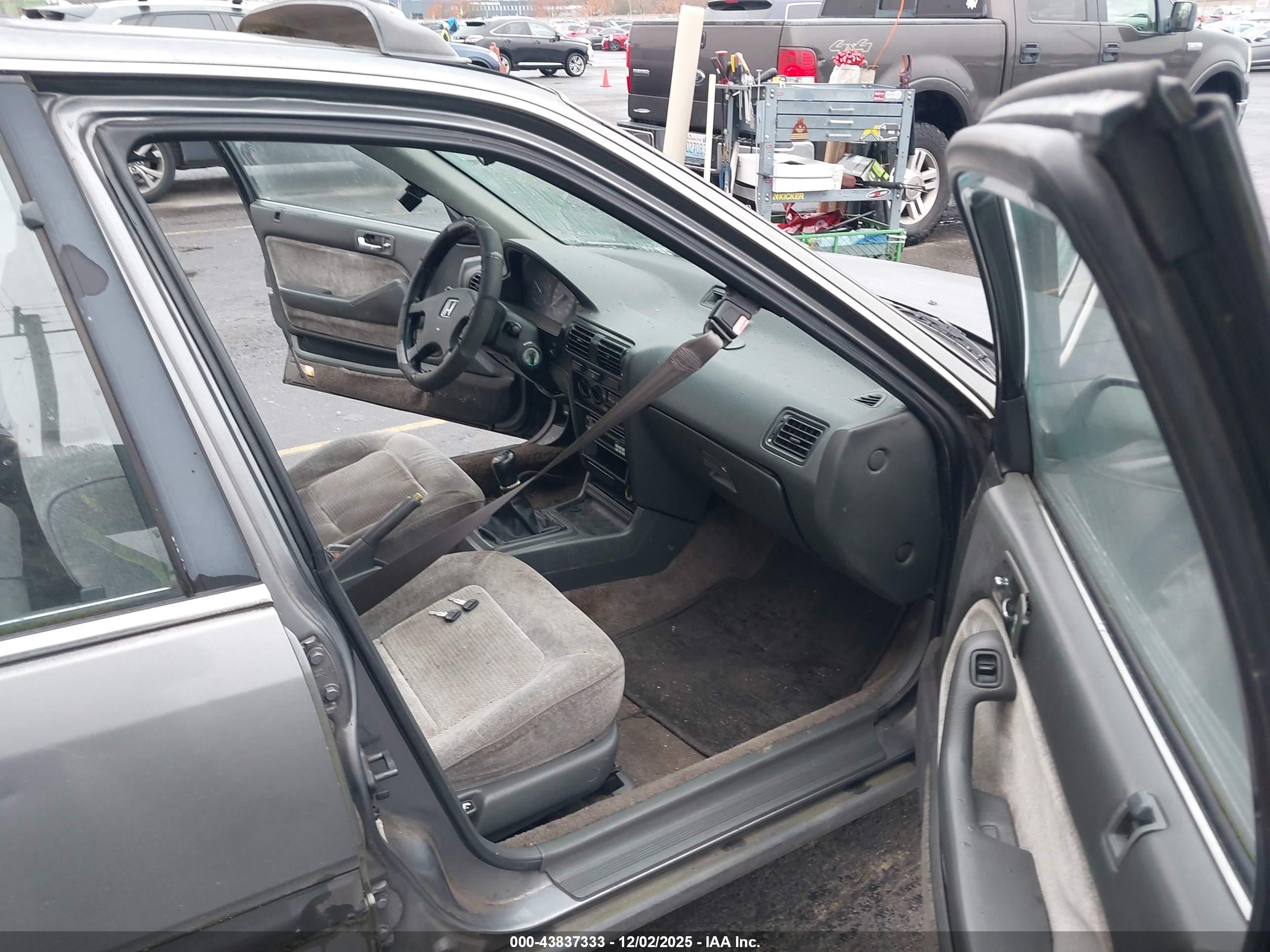 1990 Honda Accord Ex/ex-r Gray vin: 1HGCB7568LA177893
