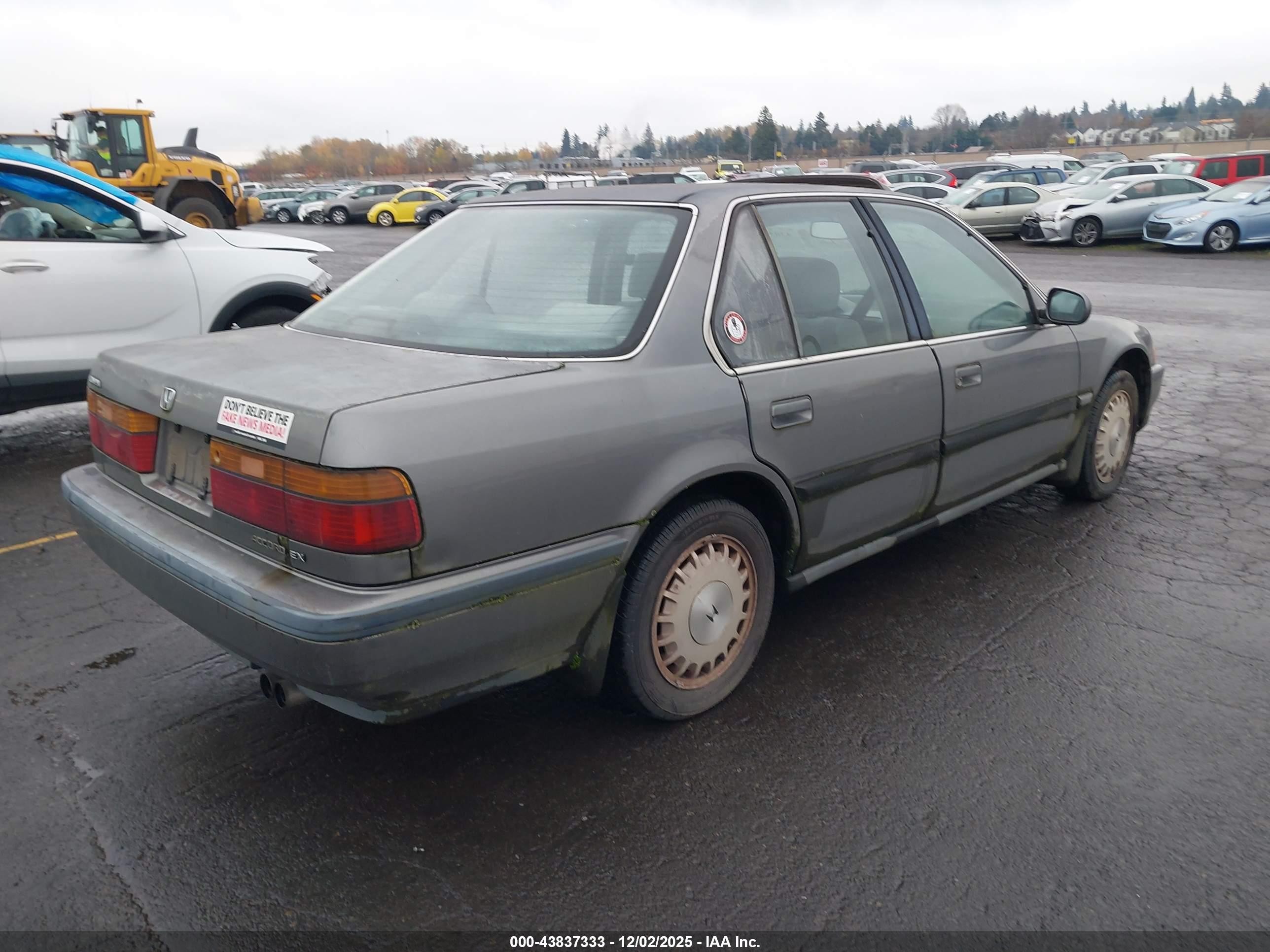 1990 Honda Accord Ex/ex-r Gray vin: 1HGCB7568LA177893