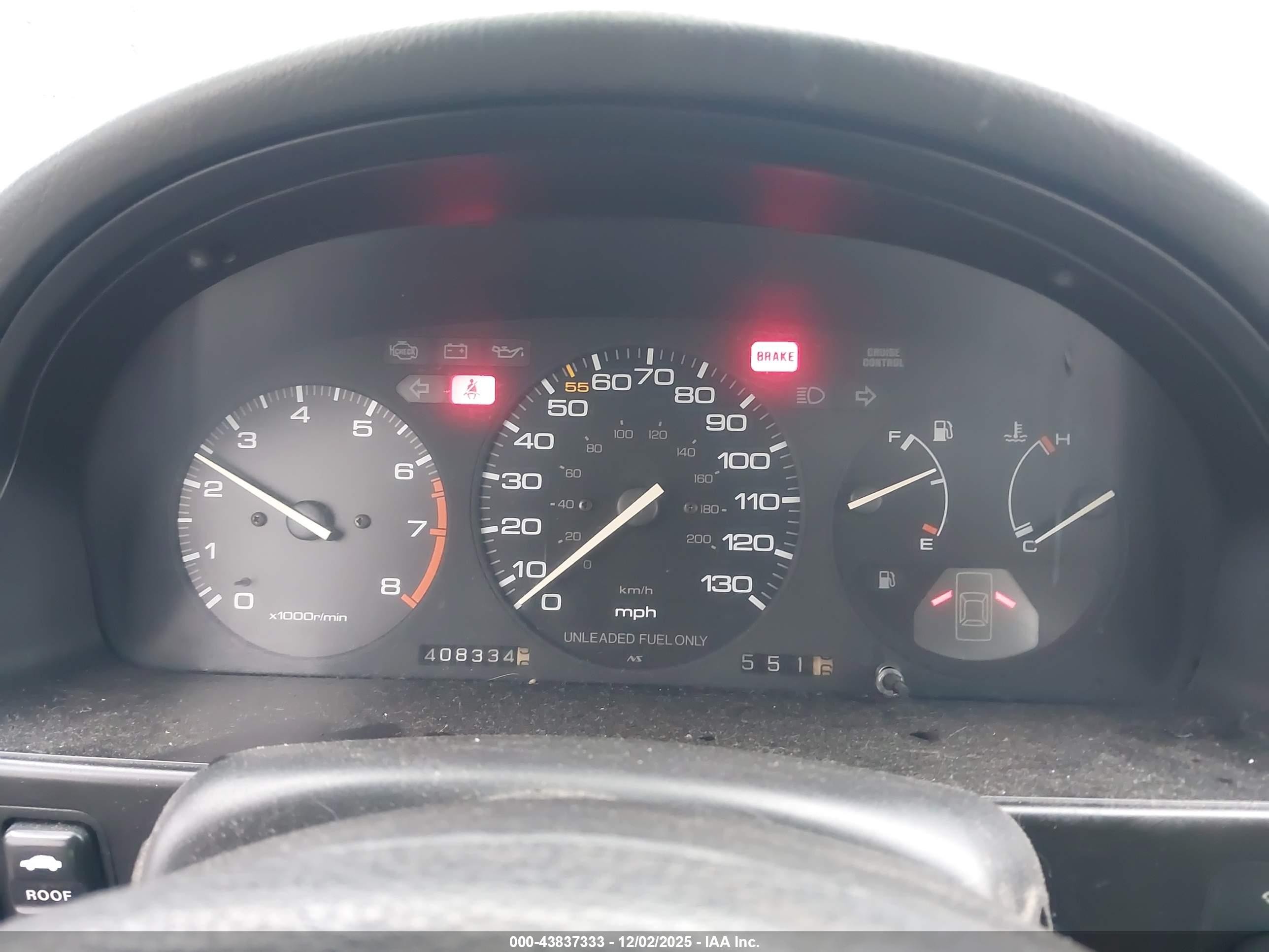 1990 Honda Accord Ex/ex-r Gray vin: 1HGCB7568LA177893