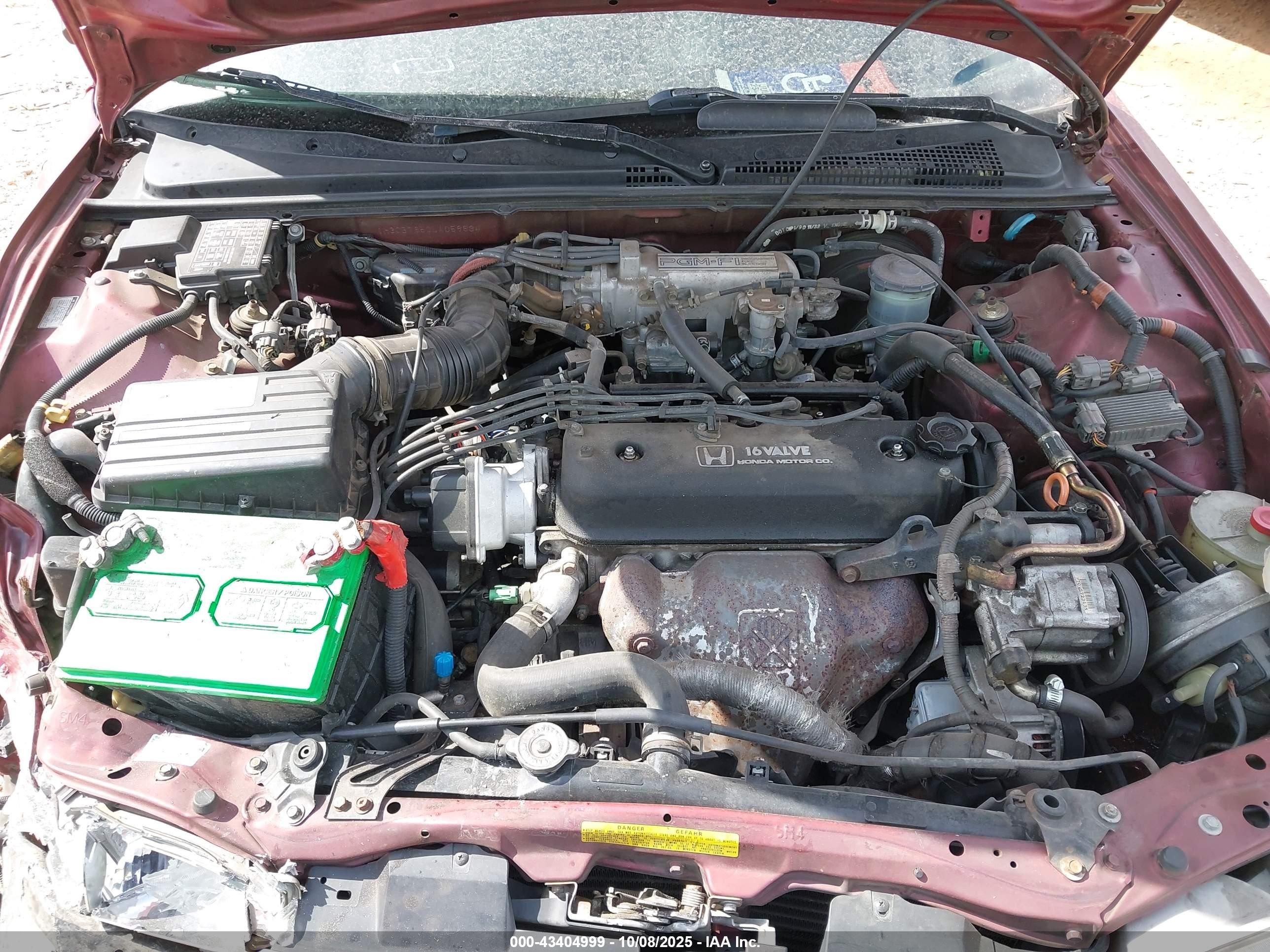 1990 Honda Accord Lx/ex Burgundy vin: 1HGCB7650LA059634