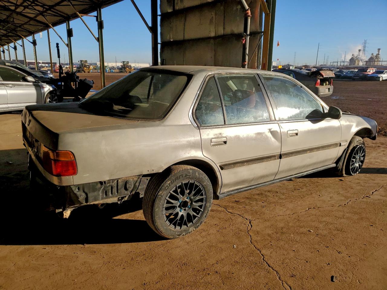 1991 Honda Accord Lx Silver vin: 1HGCB7650MA143437