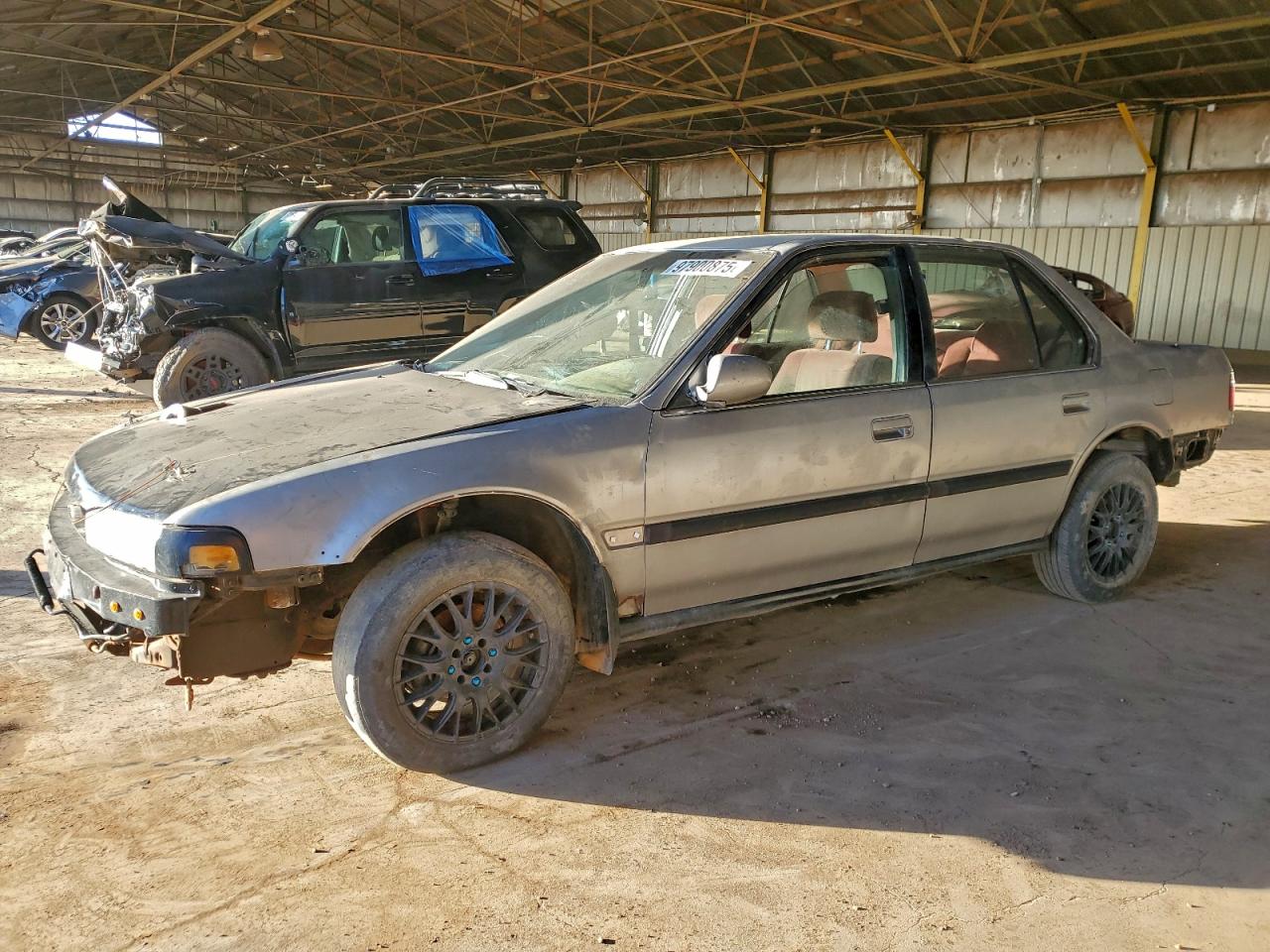 1991 Honda Accord Lx Silver vin: 1HGCB7650MA143437