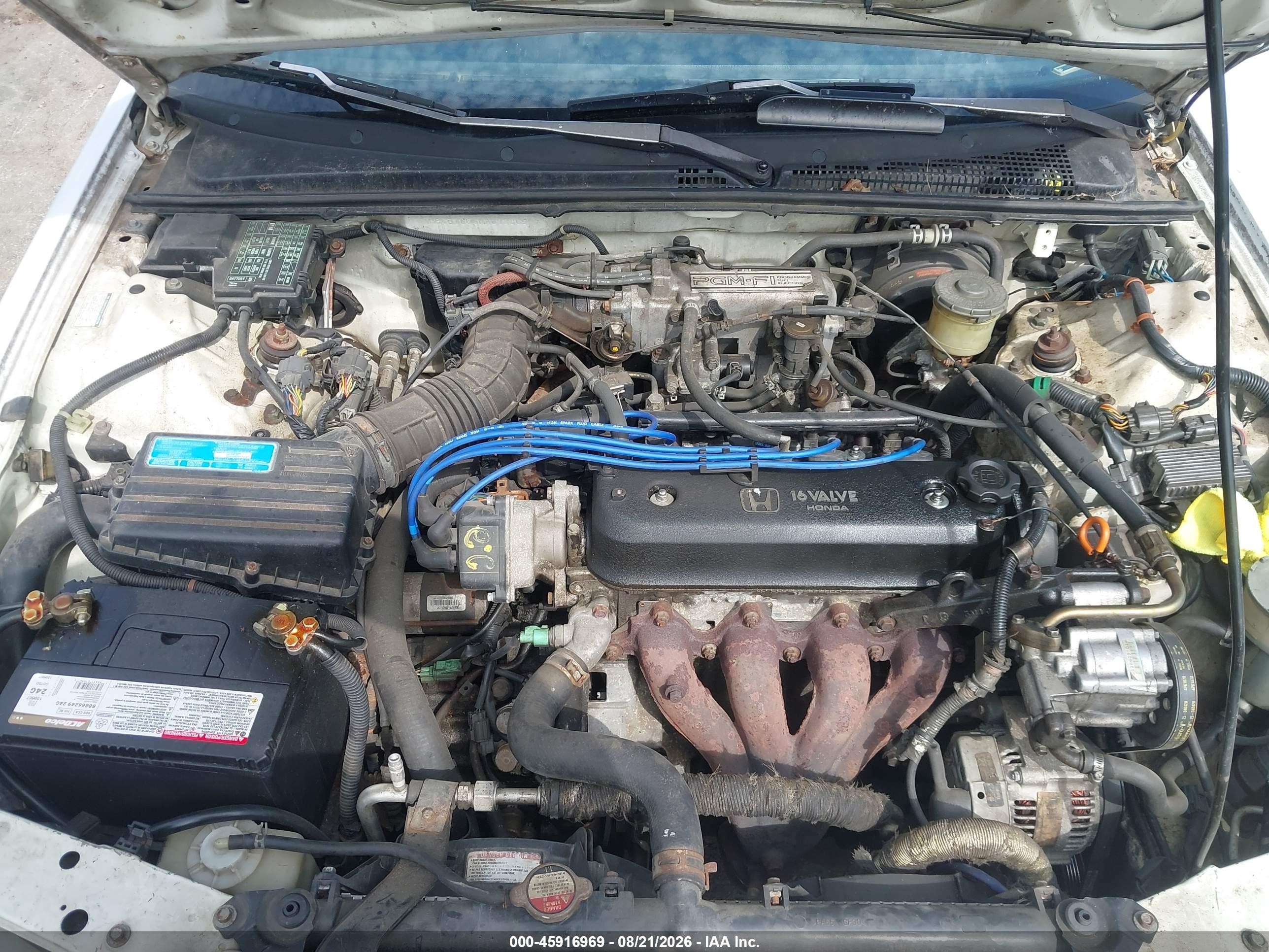 1992 Honda Accord Lx Белый vin: 1HGCB7650NA093365