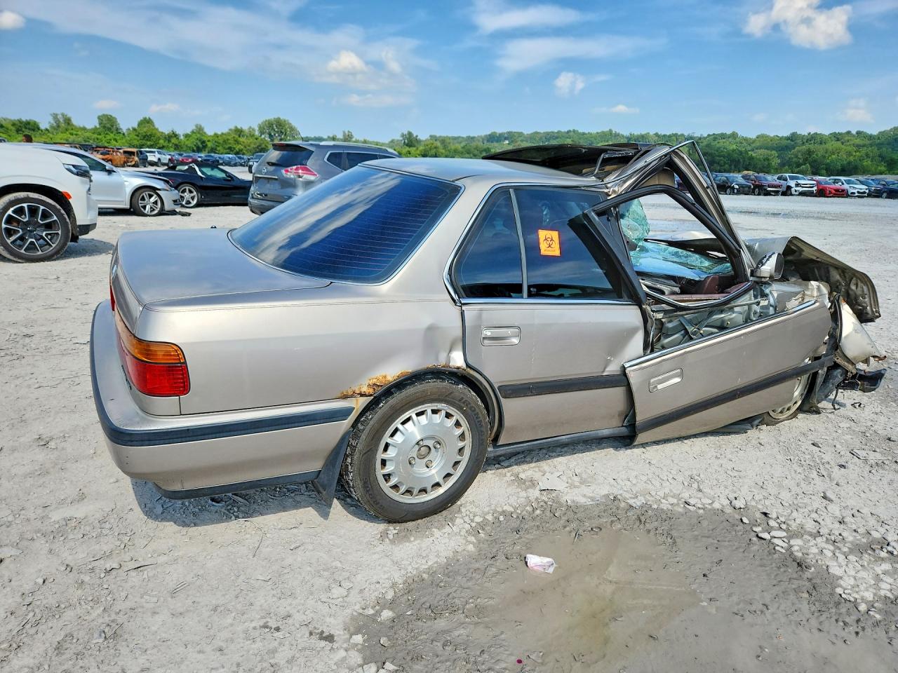 1991 Honda Accord Lx Tan vin: 1HGCB7653MA056423