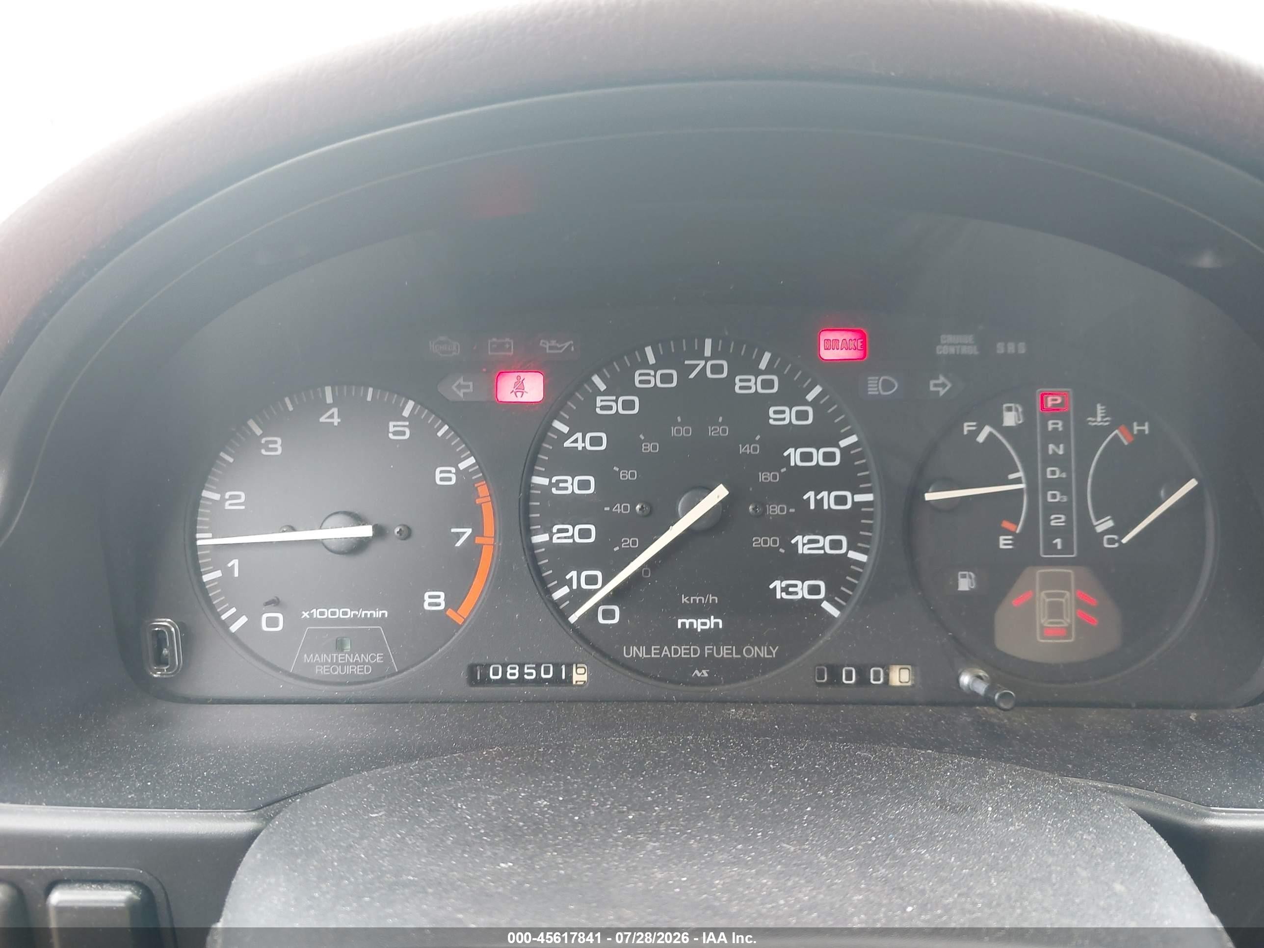 1992 Honda Accord Lx Brown vin: 1HGCB7656NA141449