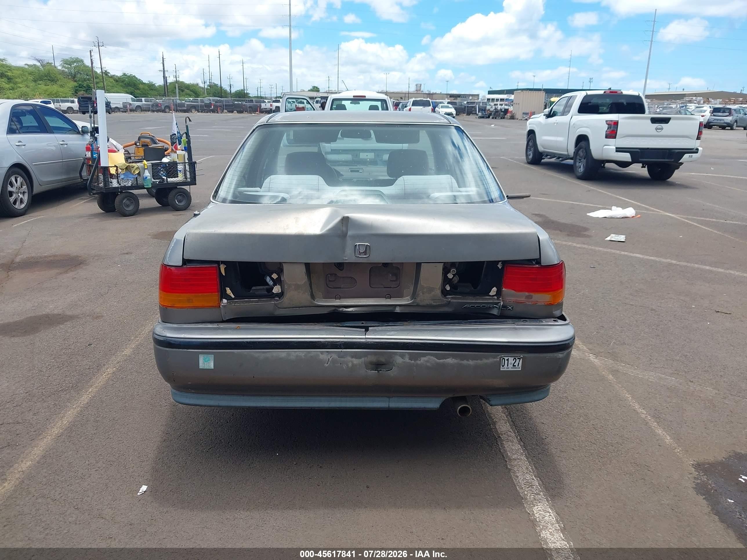 1992 Honda Accord Lx Brown vin: 1HGCB7656NA141449