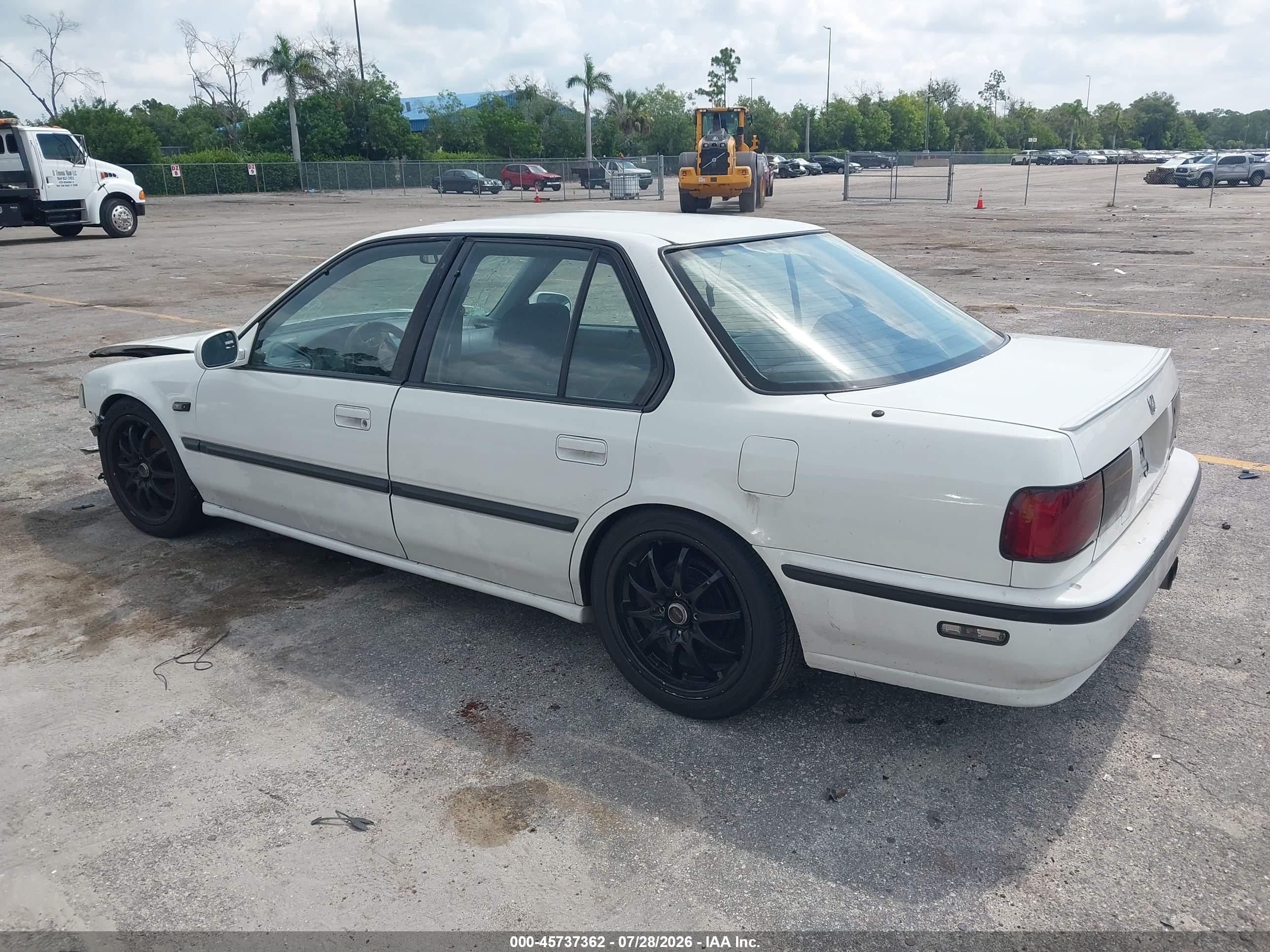 1993 Honda Accord Lx White vin: 1HGCB7656PA002246