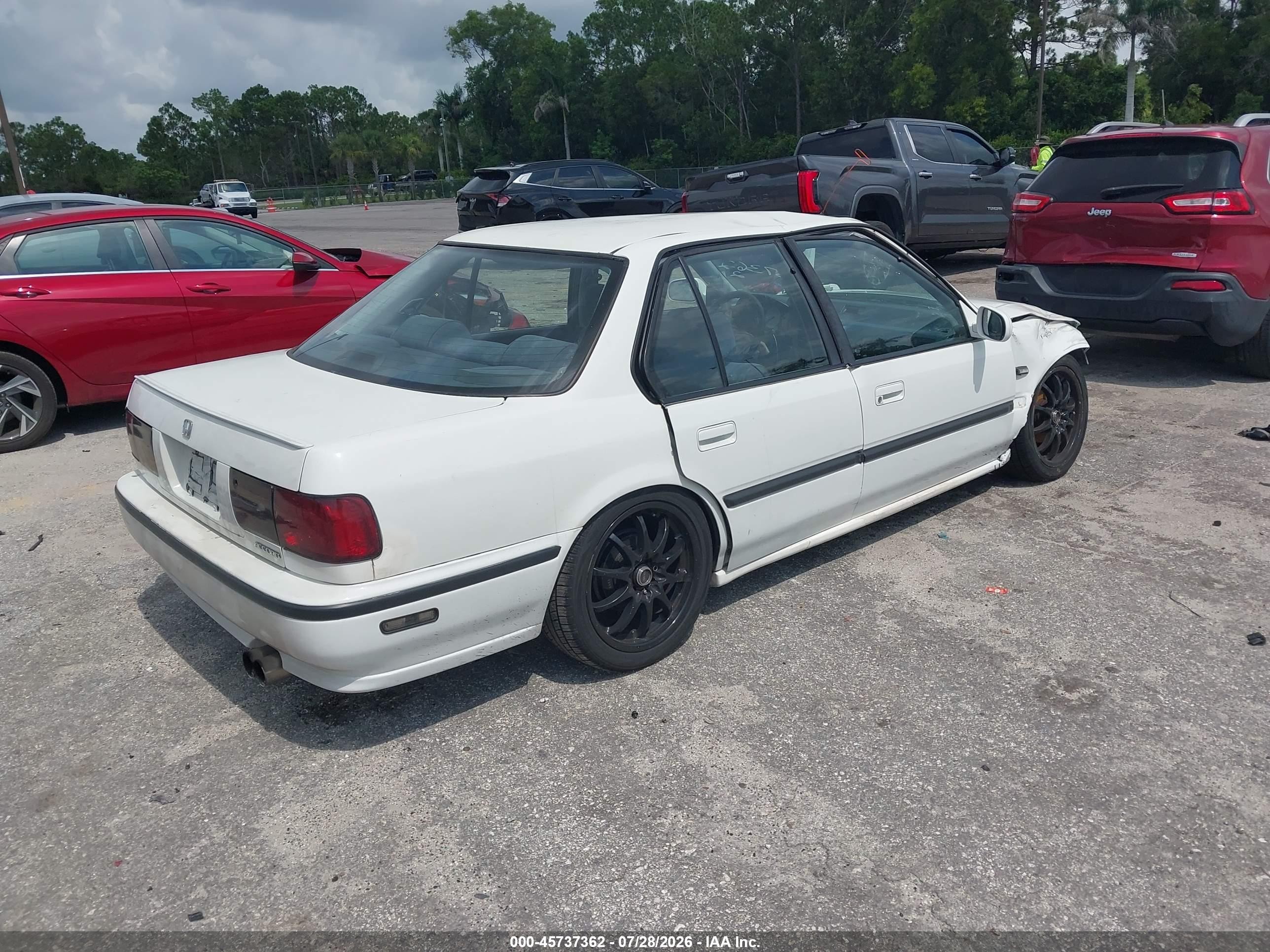1993 Honda Accord Lx White vin: 1HGCB7656PA002246