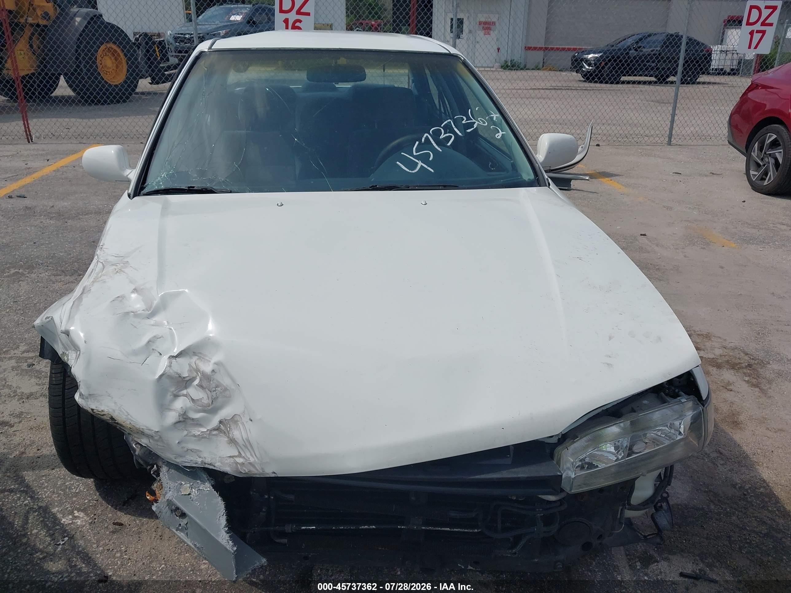 1993 Honda Accord Lx White vin: 1HGCB7656PA002246