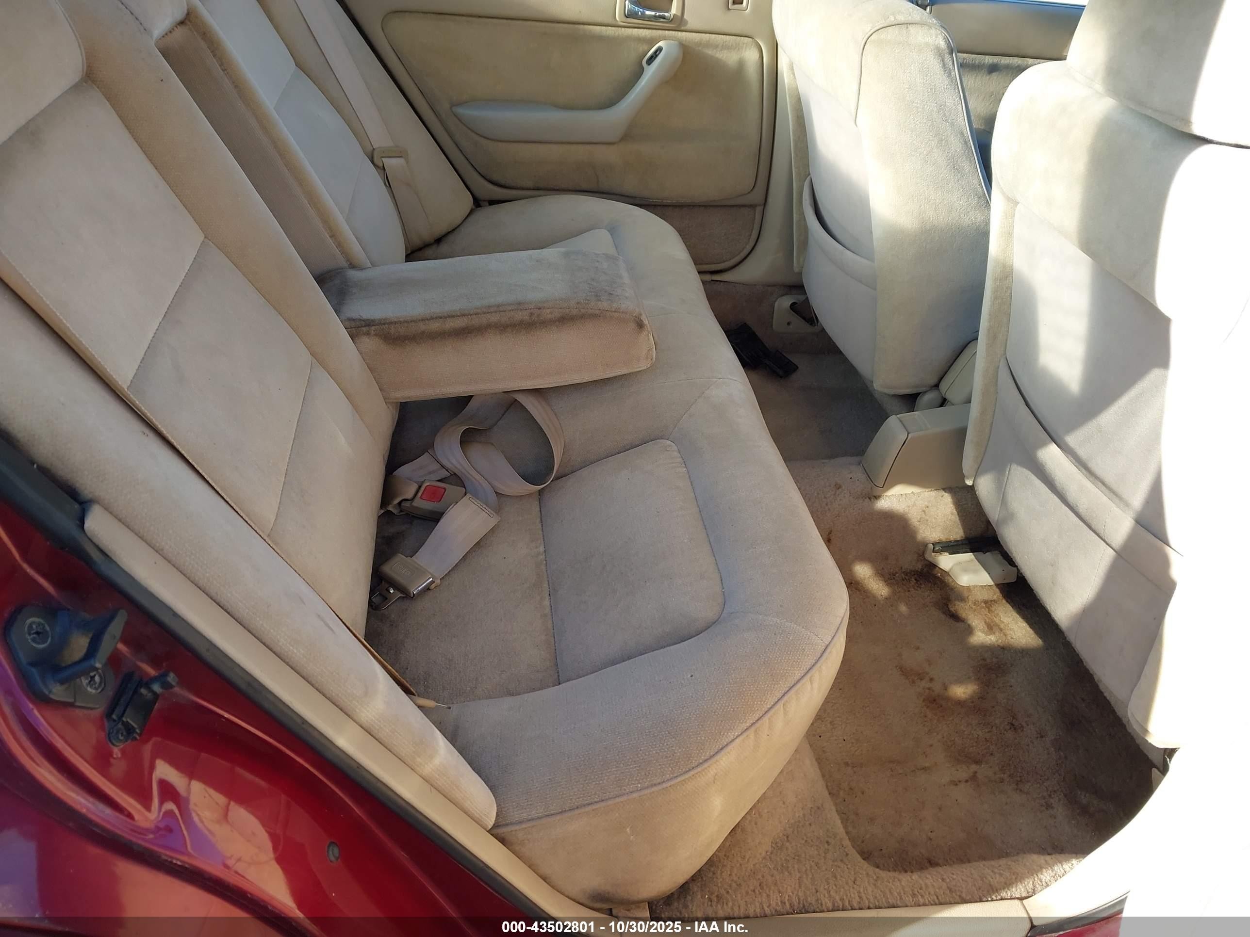 1991 Honda Accord Lx/ex Maroon vin: 1HGCB7657MA101086