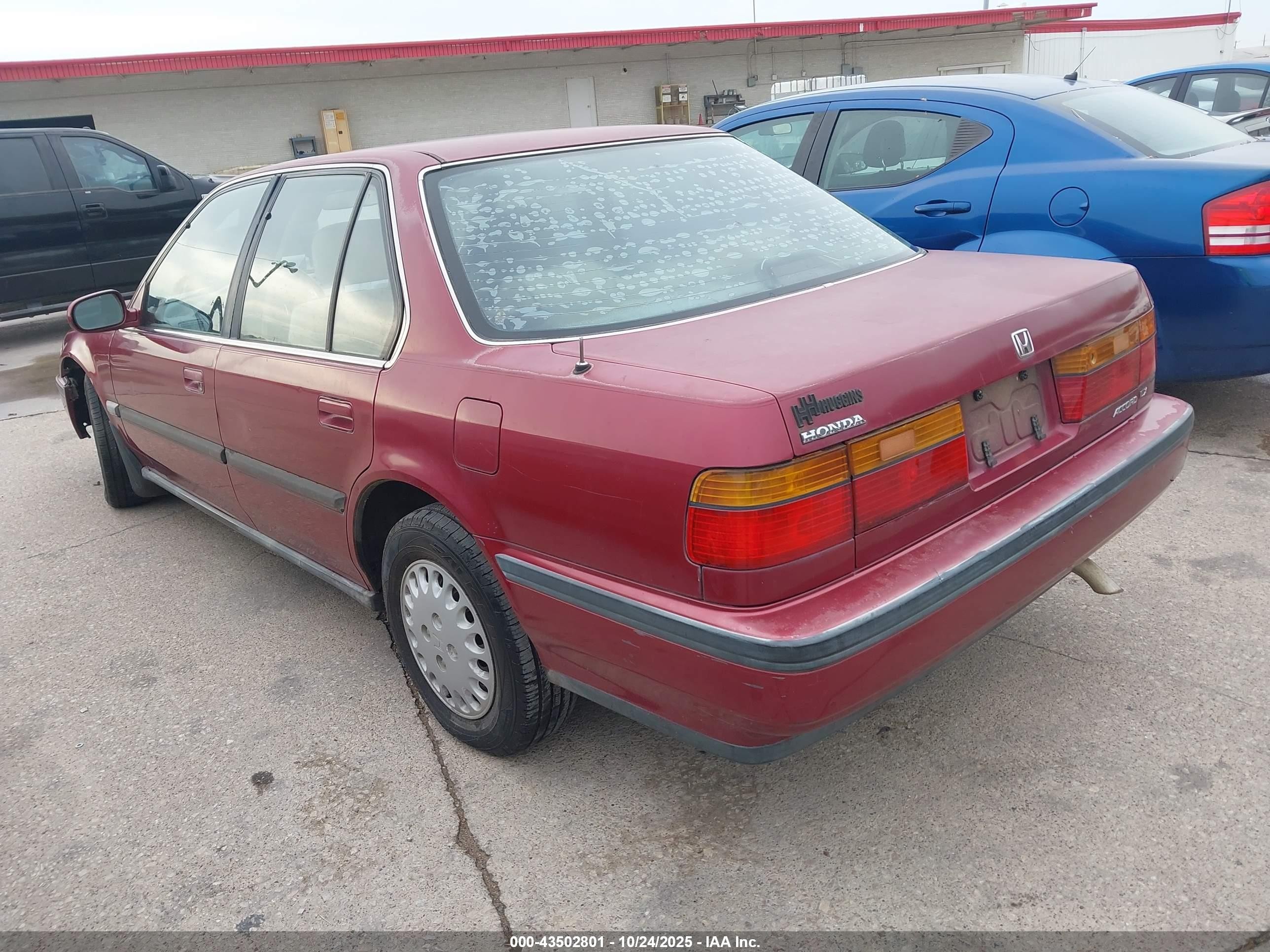 1991 Honda Accord Lx/ex Maroon vin: 1HGCB7657MA101086