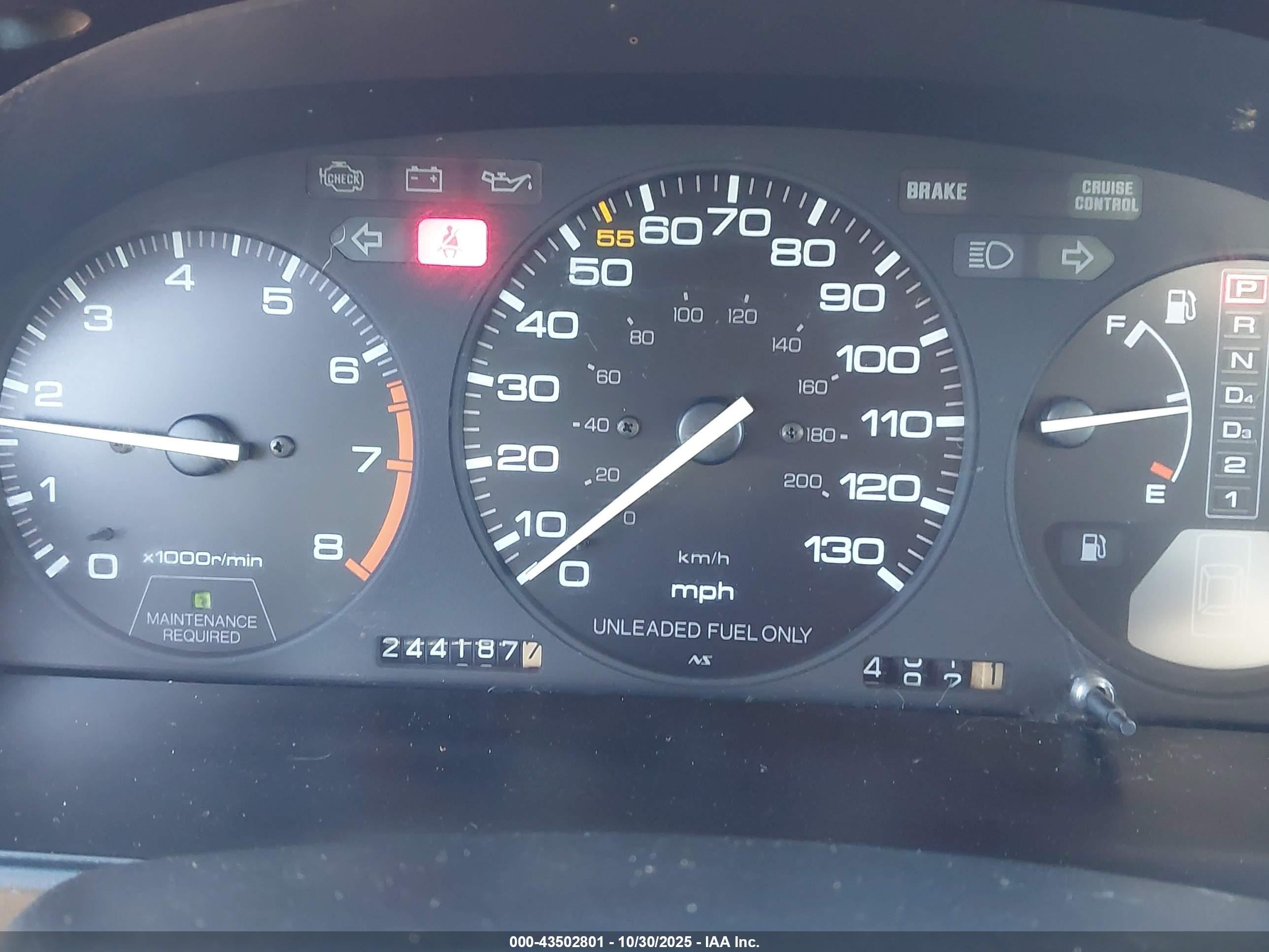 1991 Honda Accord Lx/ex Maroon vin: 1HGCB7657MA101086