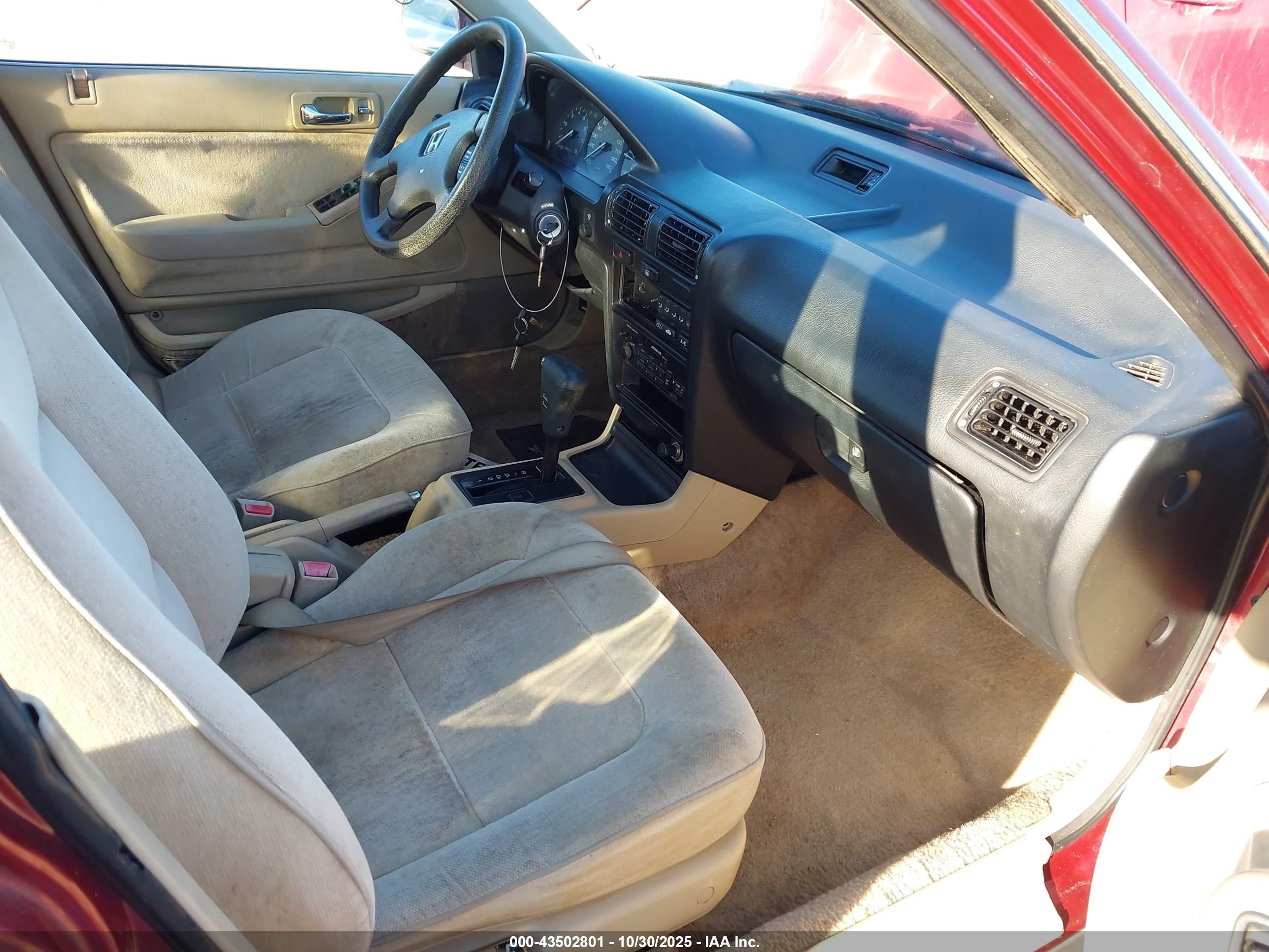 1991 Honda Accord Lx/ex Maroon vin: 1HGCB7657MA101086