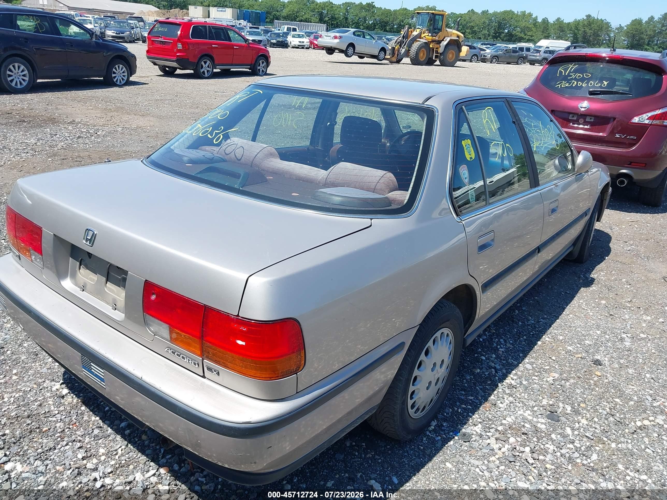 1993 Honda Accord Lx Gray vin: 1HGCB7657PA088411