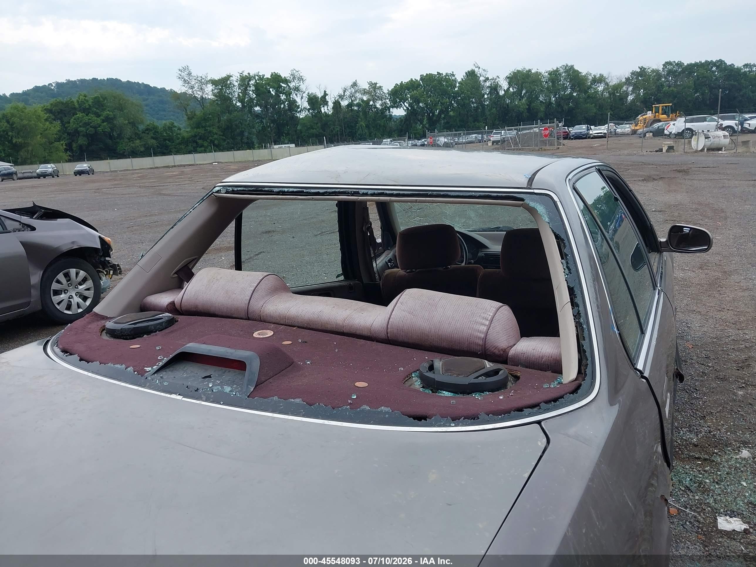 1992 Honda Accord Lx Gray vin: 1HGCB765XNL003725