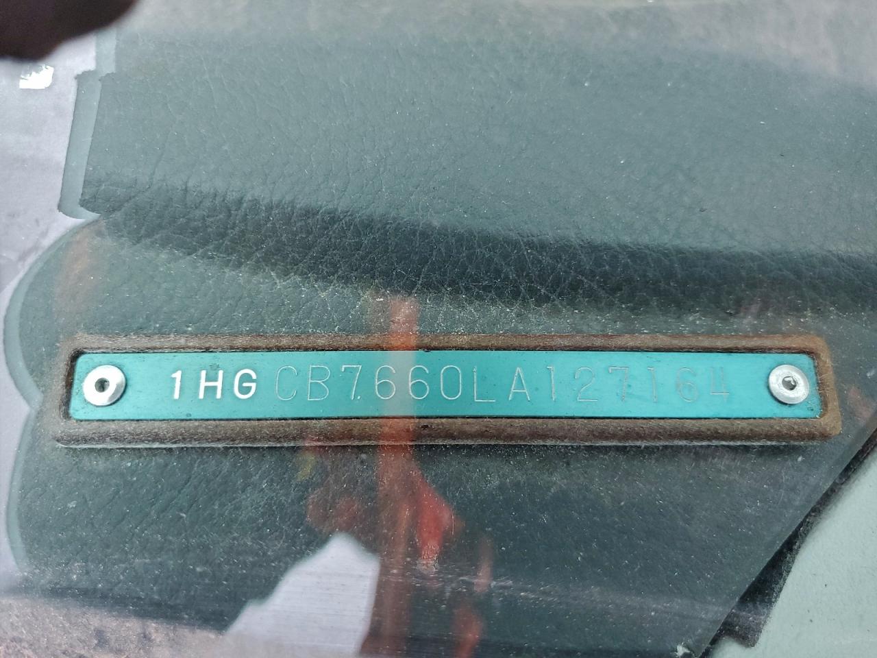 1990 Honda Accord Ex Orange vin: 1HGCB7660LA127164