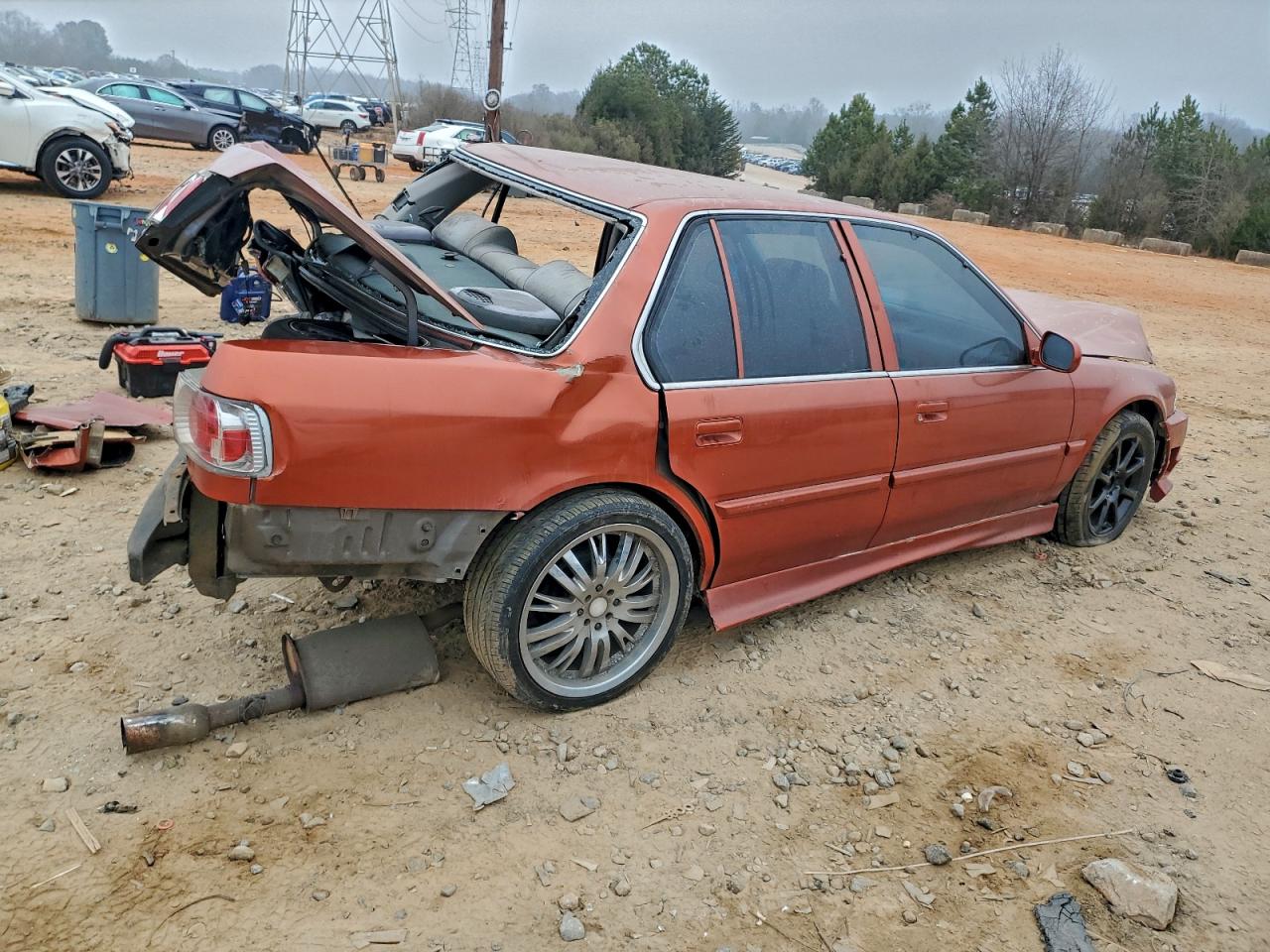 1990 Honda Accord Ex Orange vin: 1HGCB7660LA127164