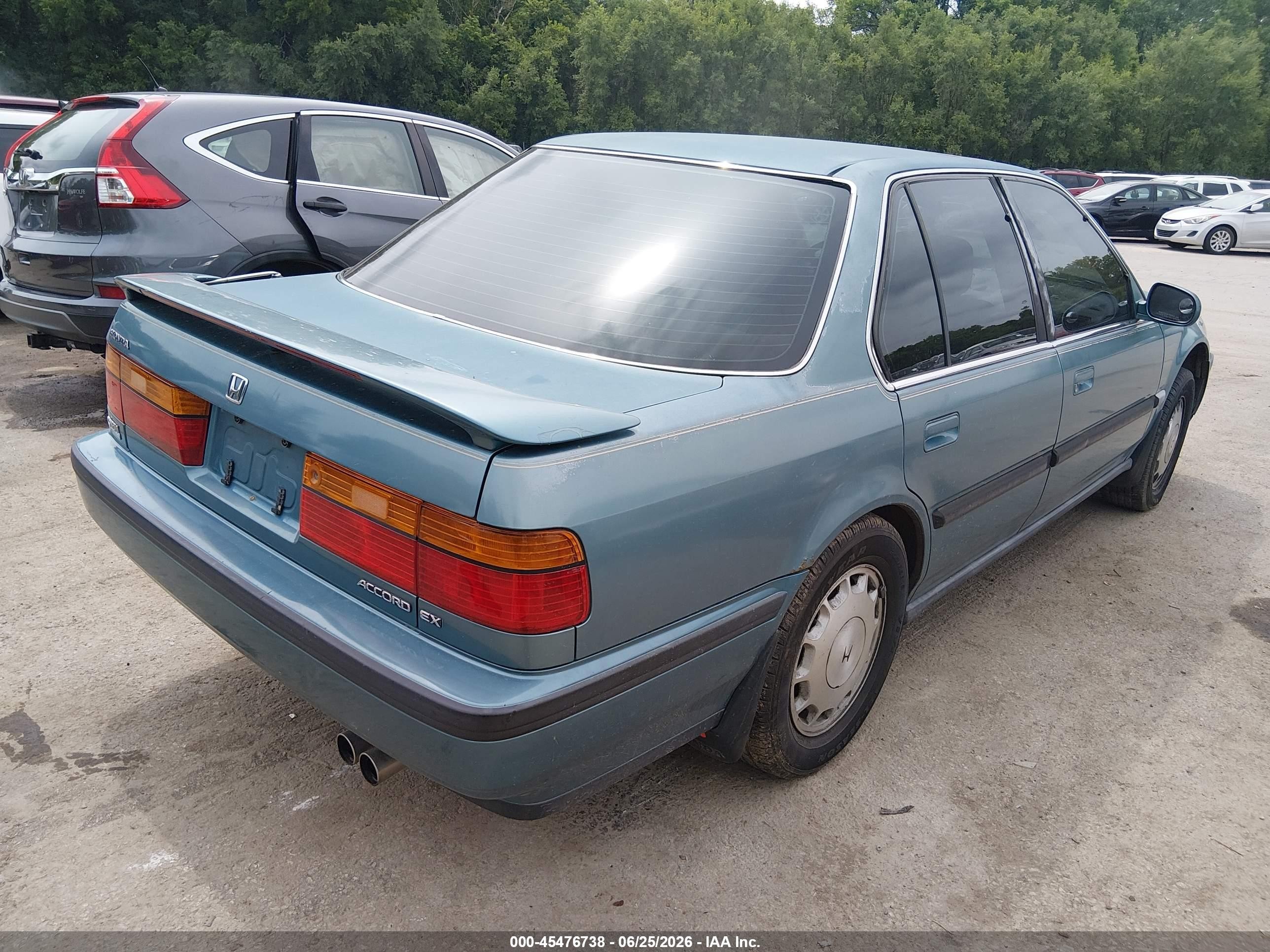 1991 Honda Accord Ex/ex-r Teal vin: 1HGCB7660MA055139